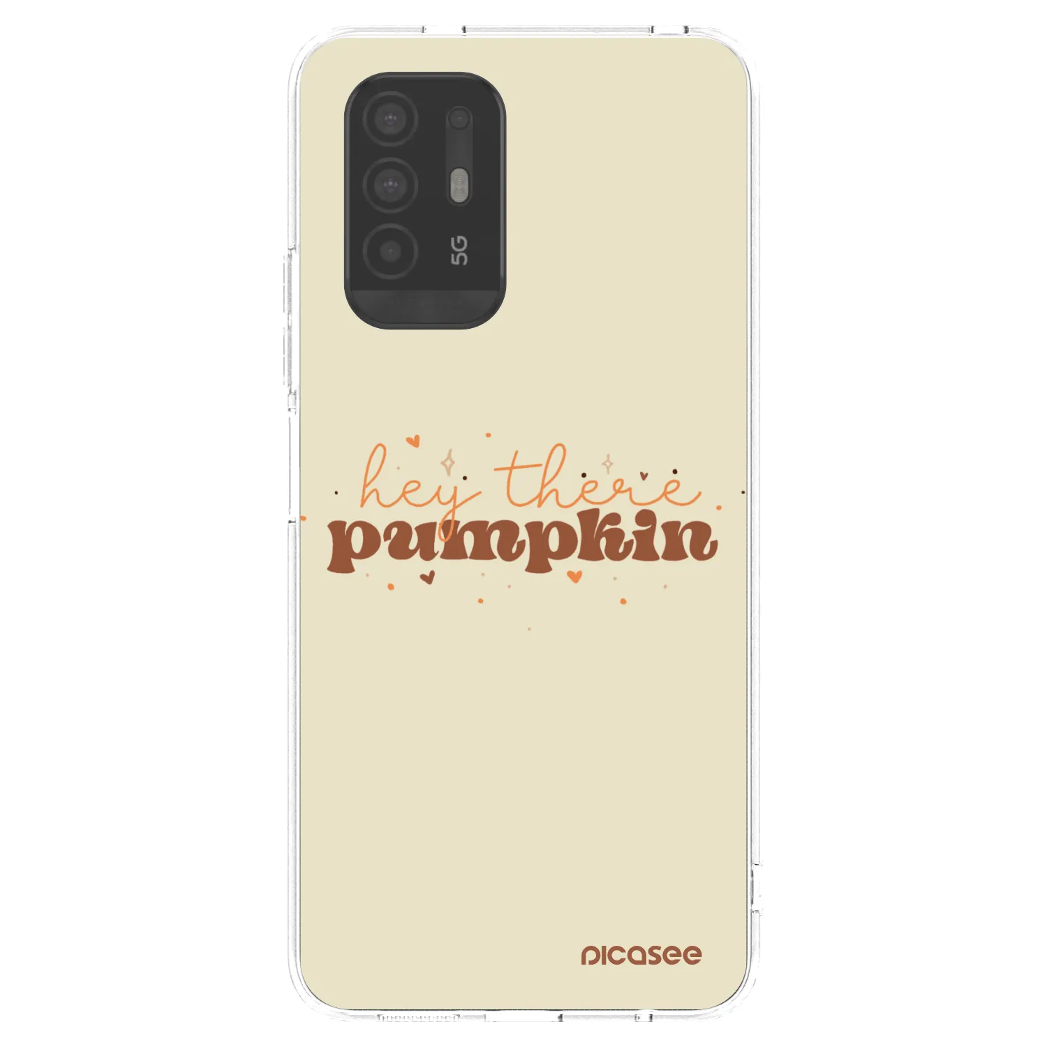 Picasee silikonski prozorni ovitek za OPPO A94 5G - Hey there pumpkin