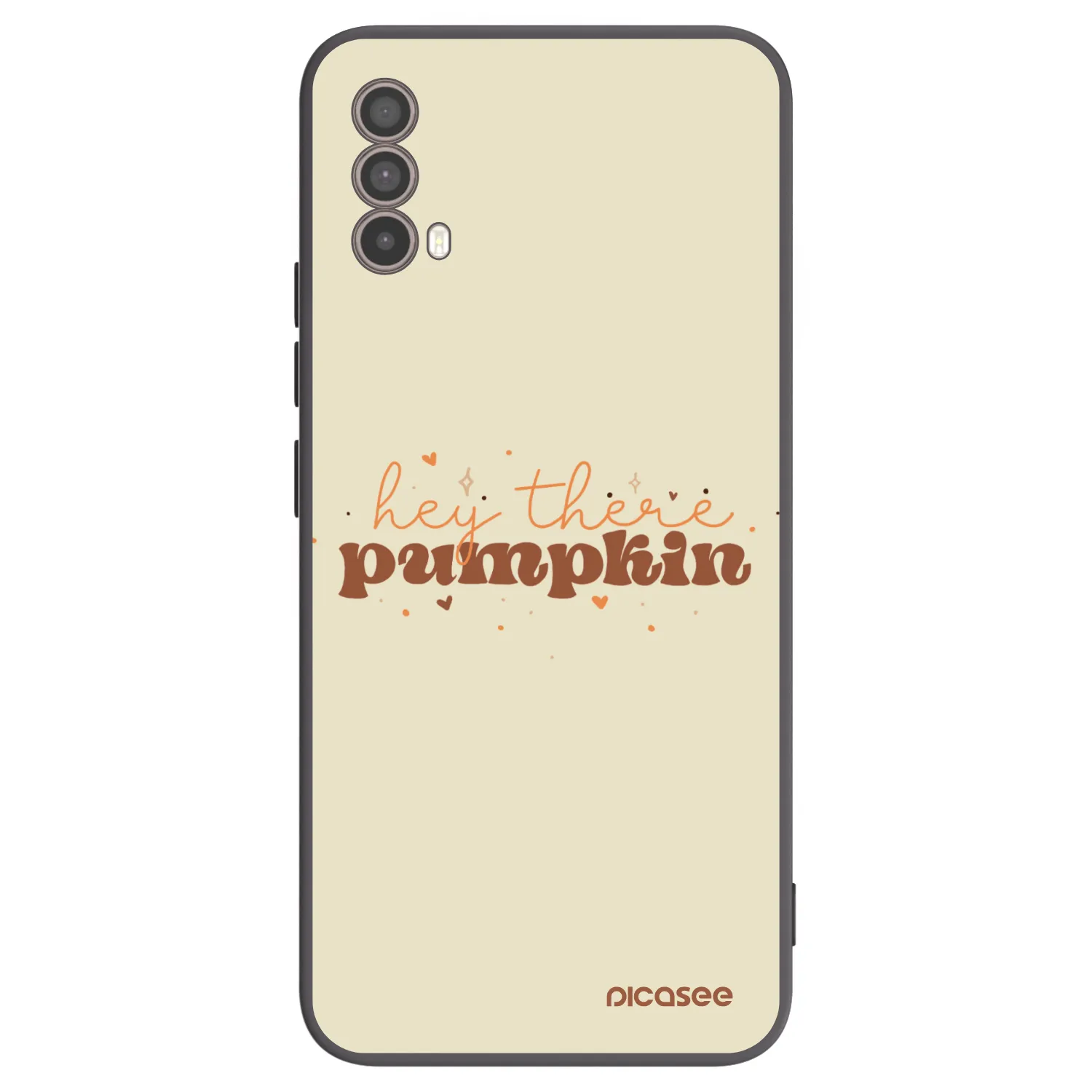 Picasee silikonski črni ovitek za Motorola Moto E40 - Hey there pumpkin