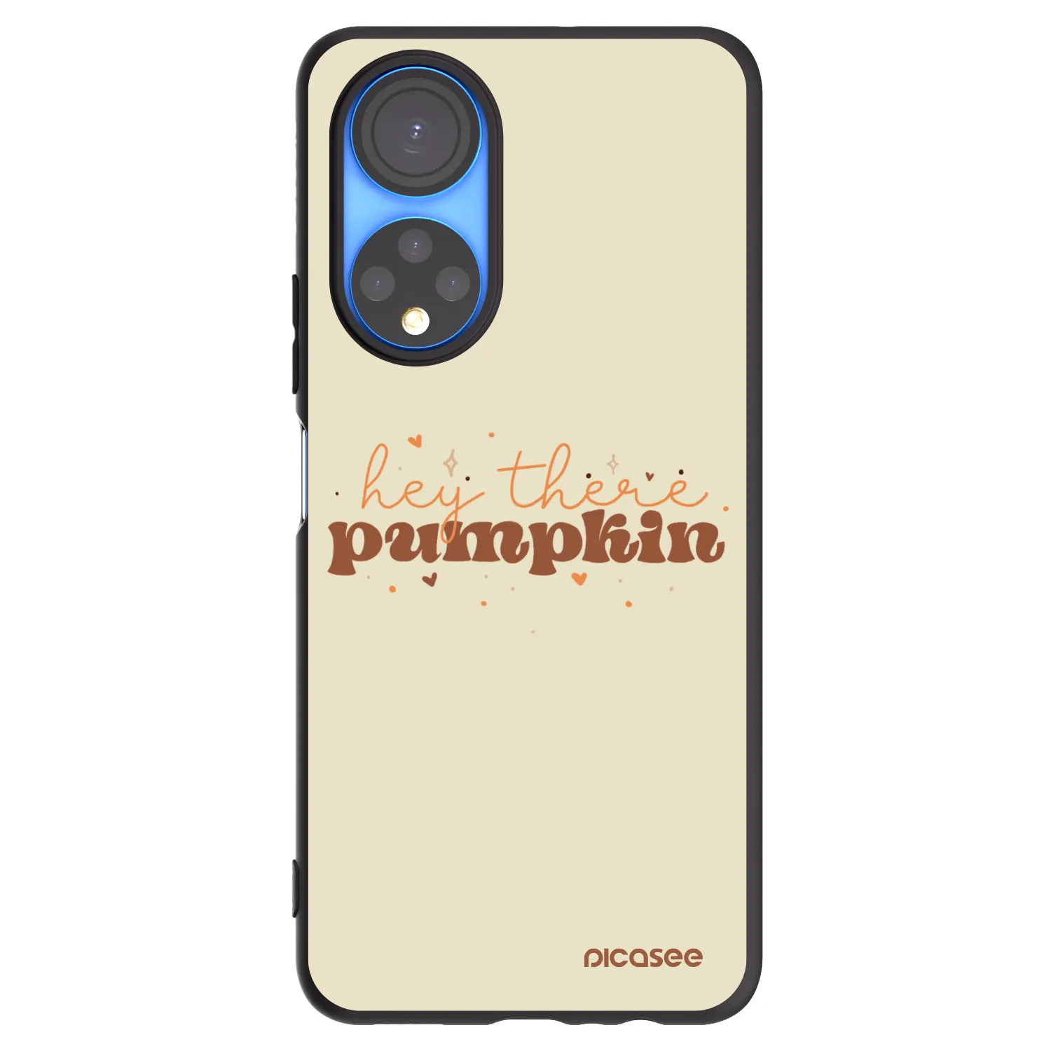 Picasee silikonski črni ovitek za Honor X7 - Hey there pumpkin
