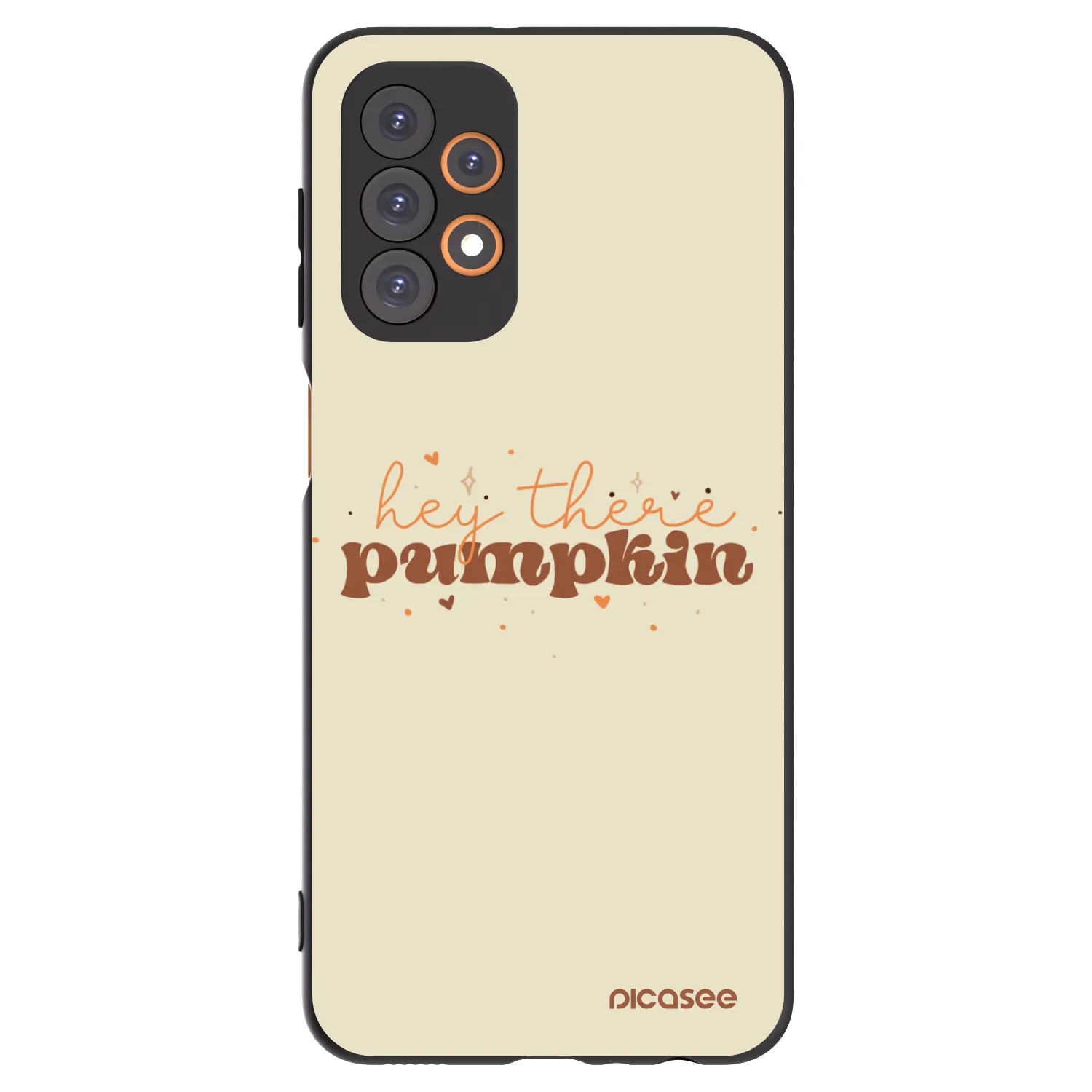 Picasee silikonski črni ovitek za Samsung Galaxy A23 A235F 4G - Hey there pumpkin