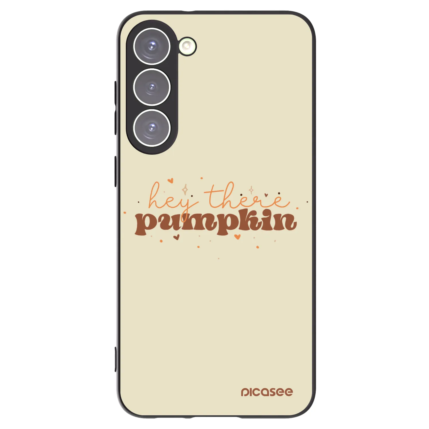 Picasee silikonski črni ovitek za Samsung Galaxy S23+ 5G - Hey there pumpkin