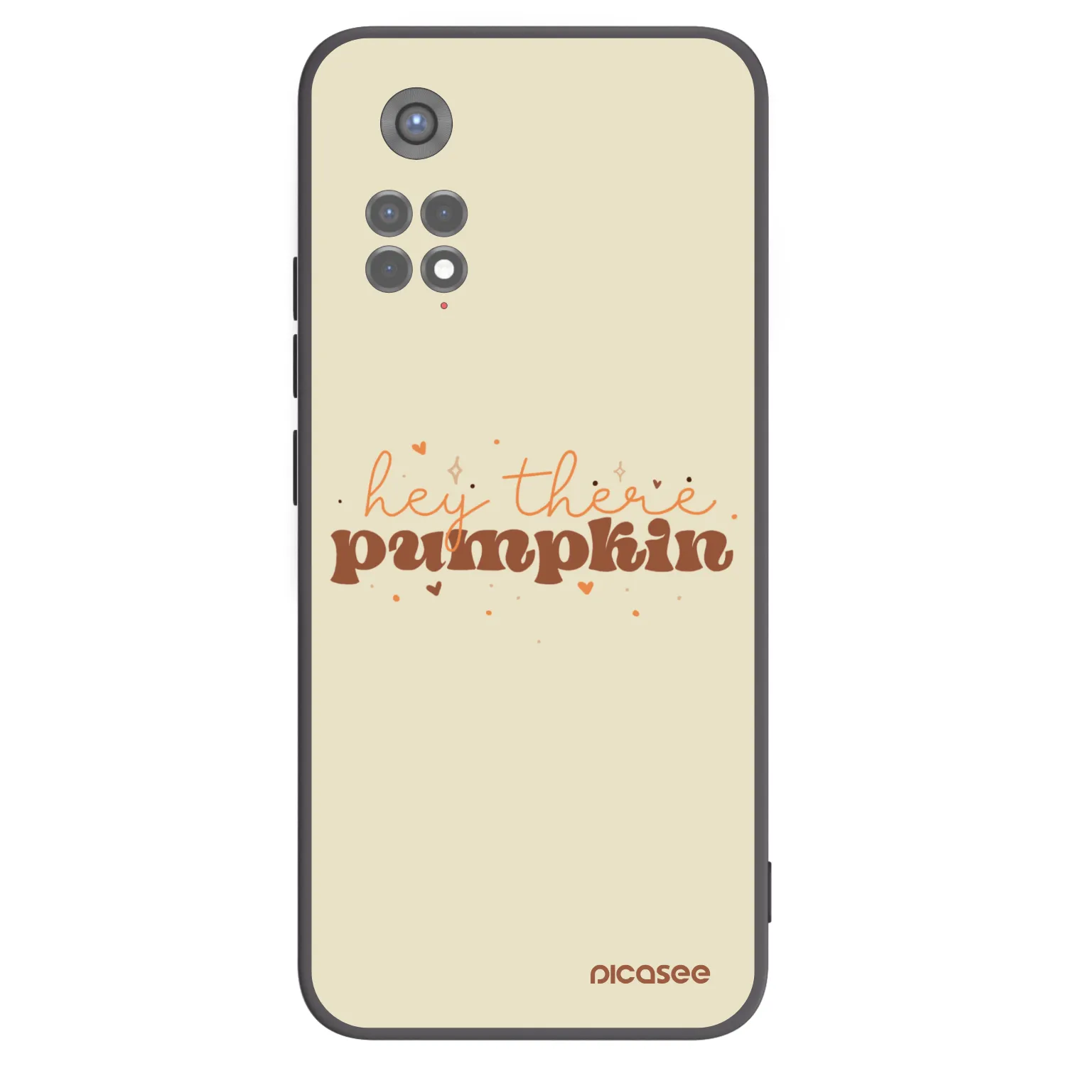 Picasee silikonski črni ovitek za Xiaomi Redmi Note 11S 5G - Hey there pumpkin