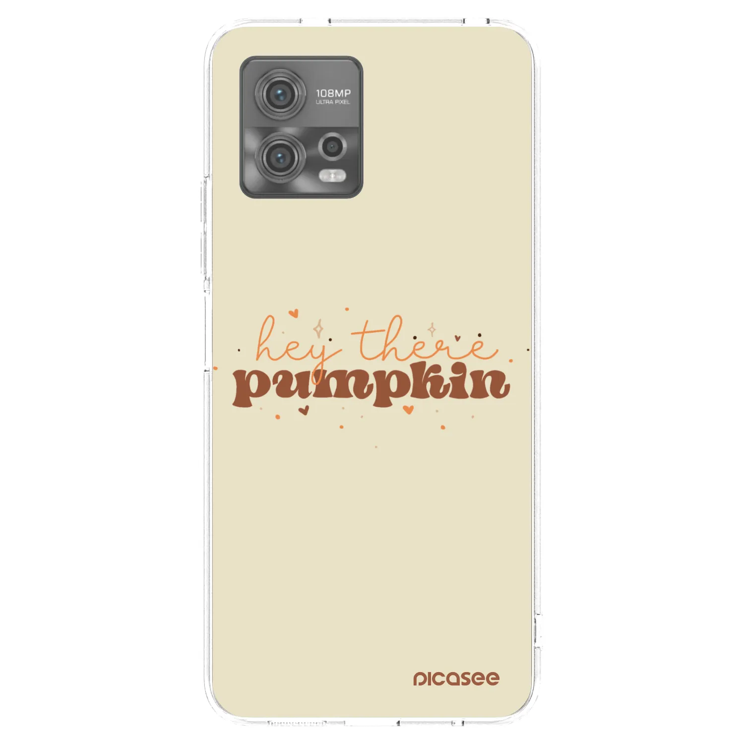 Picasee silikonski prozorni ovitek za Motorola Moto G72 - Hey there pumpkin
