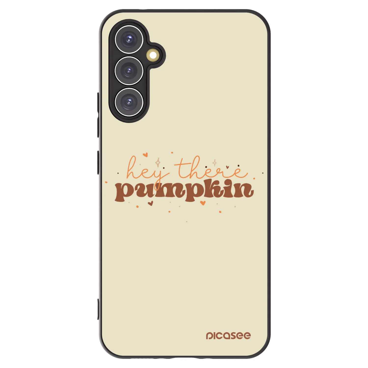 Picasee silikonski črni ovitek za Samsung Galaxy A34 5G A346B - Hey there pumpkin