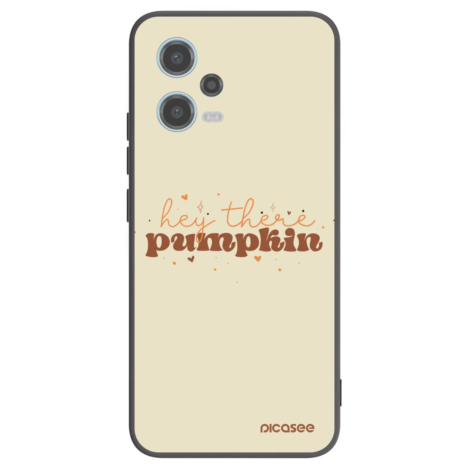 Picasee silikonski črni ovitek za Xiaomi Redmi Note 12 5G - Hey there pumpkin