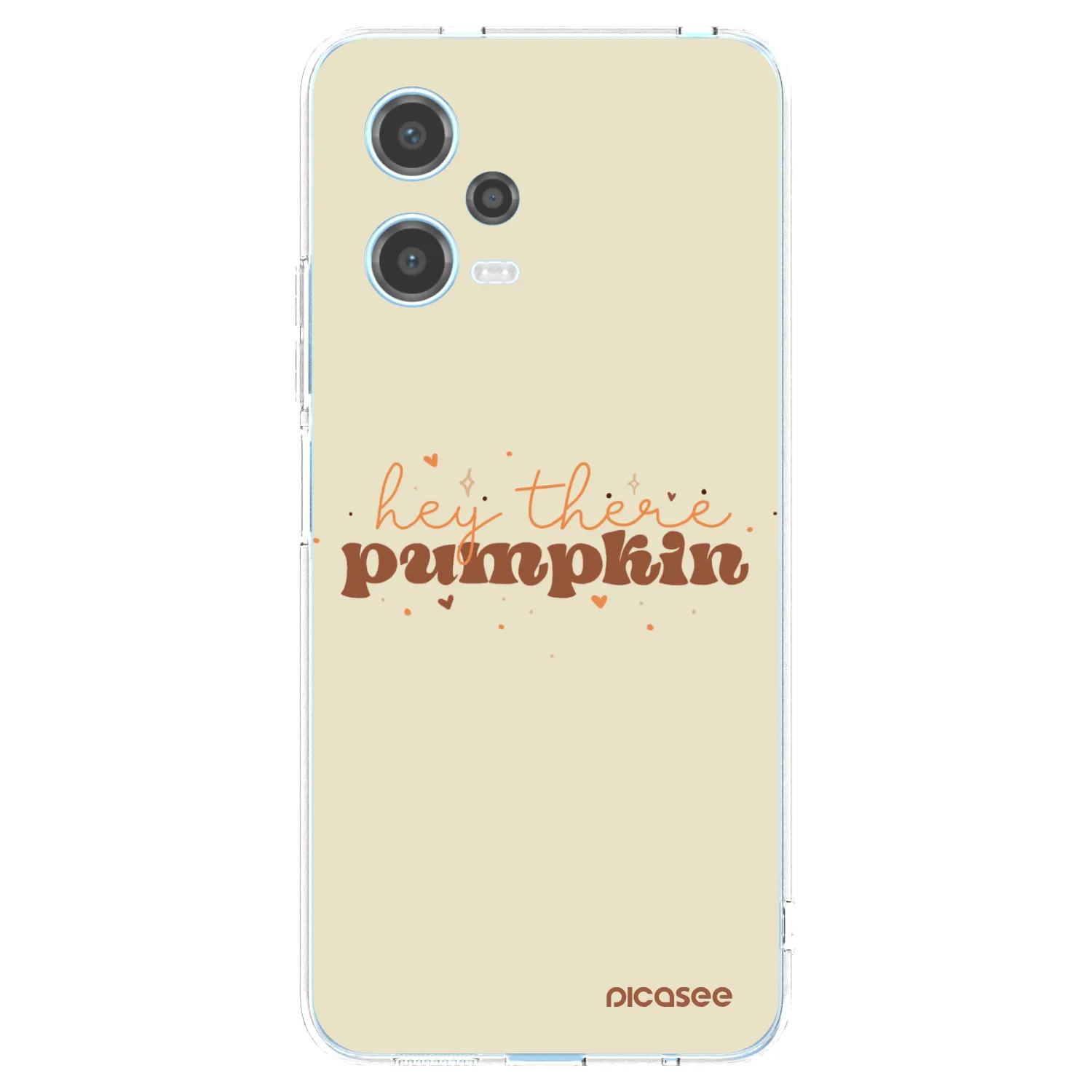 Picasee silikonski prozorni ovitek za Xiaomi Redmi Note 12 5G - Hey there pumpkin