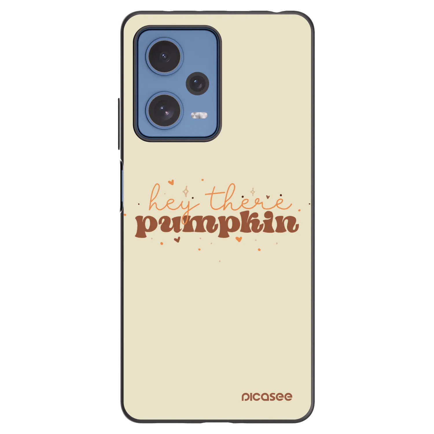 Picasee silikonski črni ovitek za Xiaomi Redmi Note 12 Pro 5G - Hey there pumpkin
