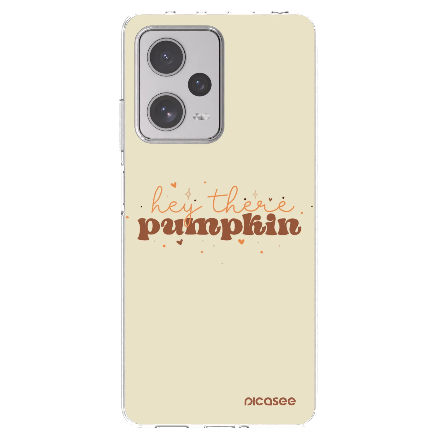 Picasee silikonski prozorni ovitek za Xiaomi Redmi Note 12 Pro+ 5G - Hey there pumpkin