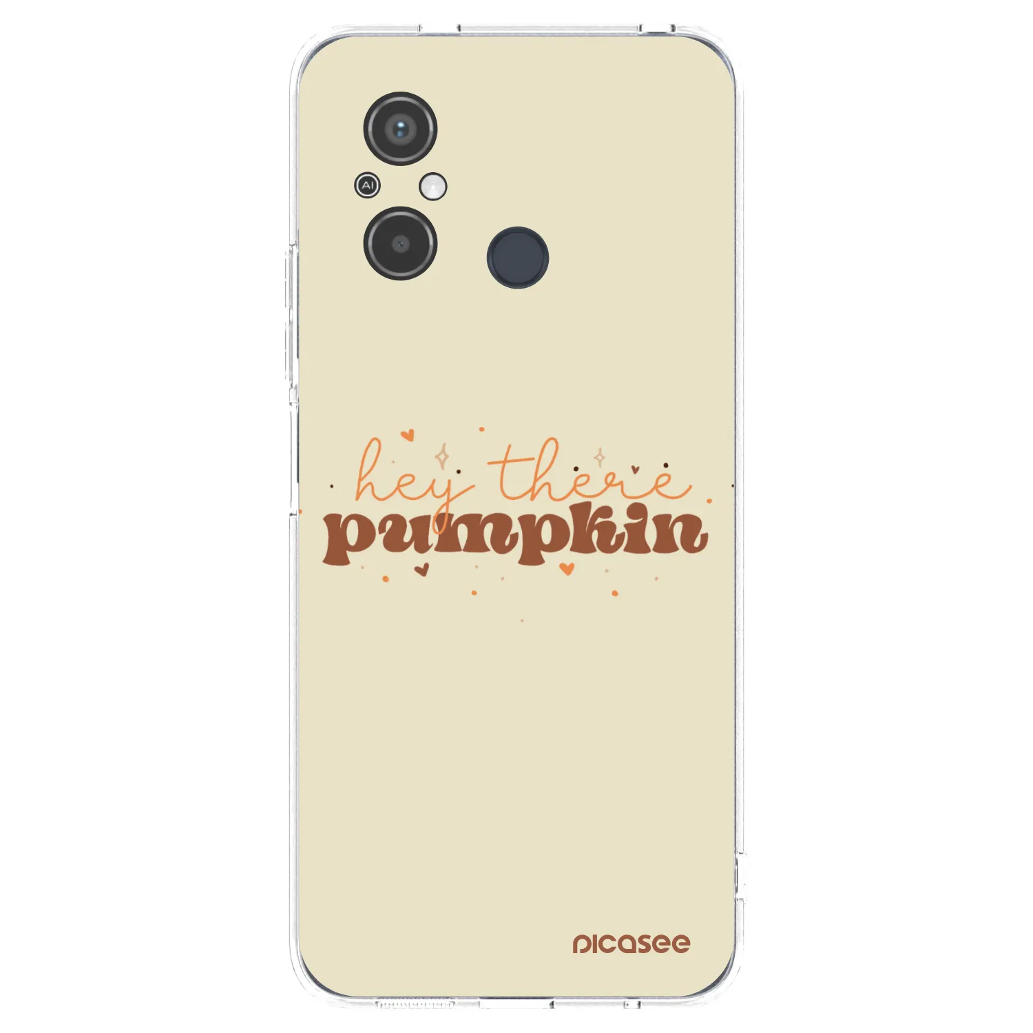 Picasee silikonski prozorni ovitek za Xiaomi Redmi 12C - Hey there pumpkin