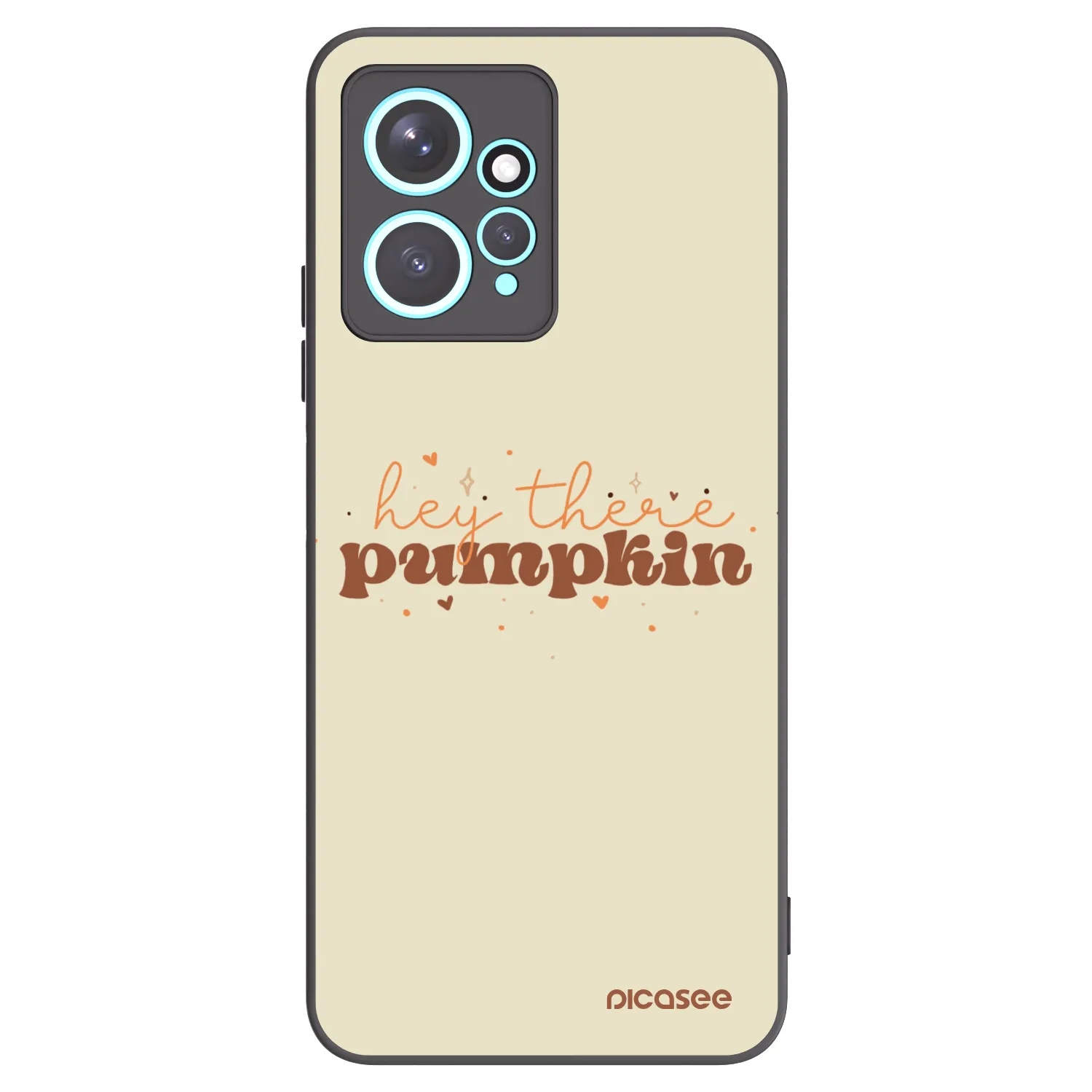 Picasee silikonski črni ovitek za Xiaomi Redmi Note 12 4G - Hey there pumpkin