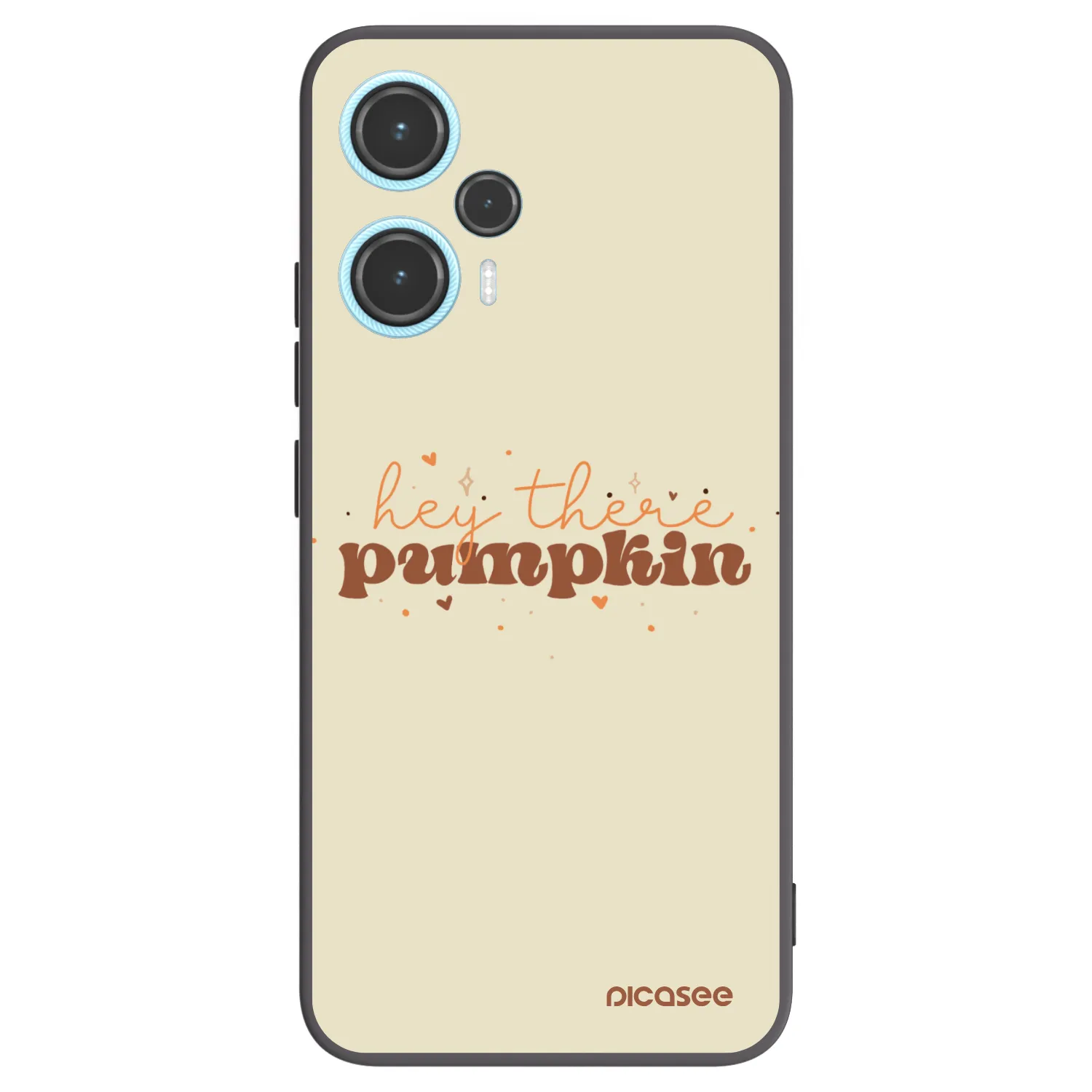 Picasee silikonski črni ovitek za Xiaomi Poco F5 - Hey there pumpkin