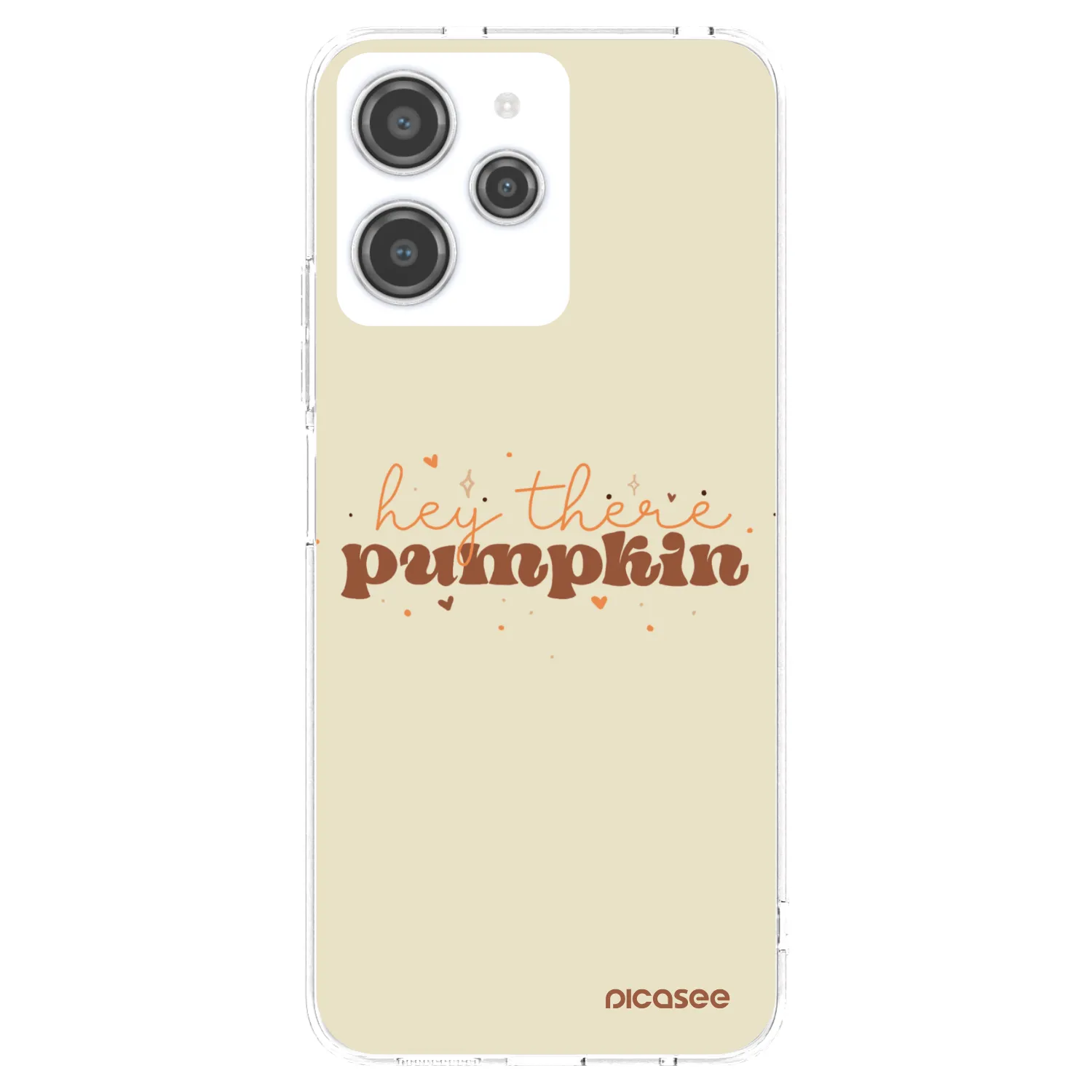 Picasee silikonski prozorni ovitek za Xiaomi Redmi 12 4G - Hey there pumpkin
