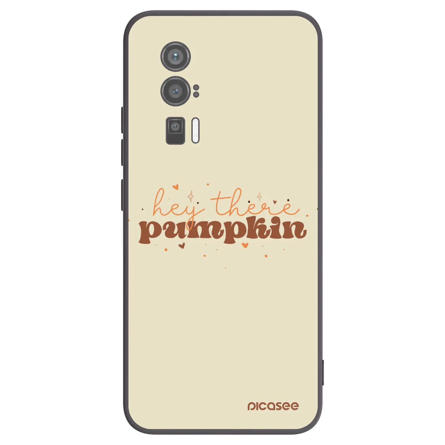 Picasee silikonski črni ovitek za Xiaomi Poco F5 Pro 5G - Hey there pumpkin