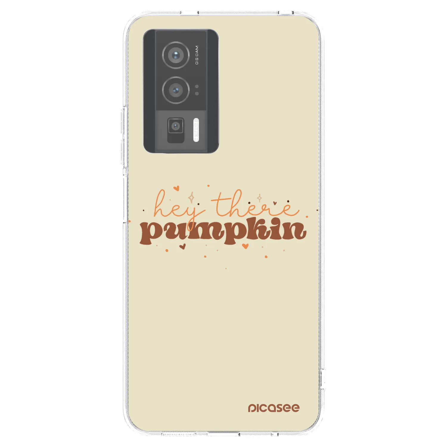 Picasee silikonski prozorni ovitek za Xiaomi Poco F5 Pro 5G - Hey there pumpkin