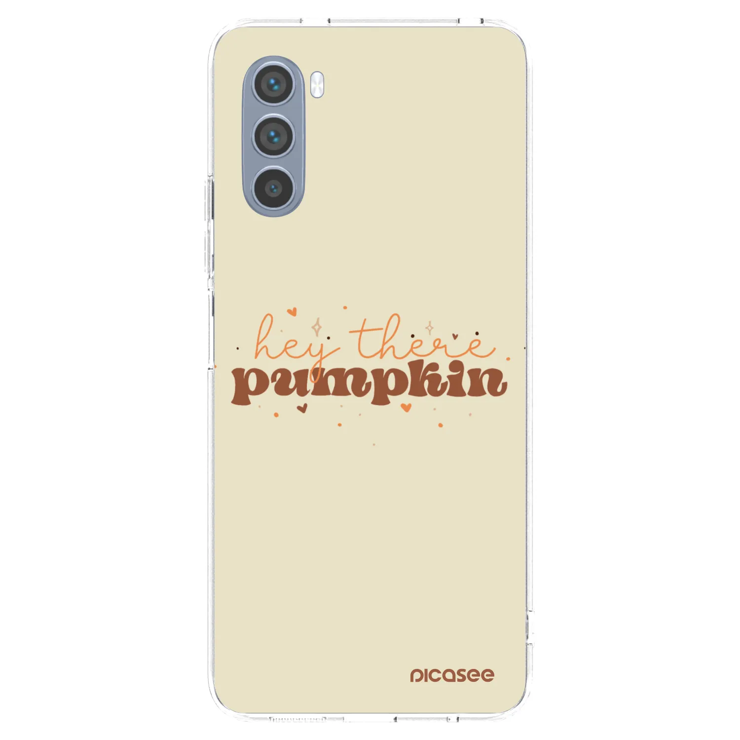 Picasee silikonski prozorni ovitek za Motorola Moto G62 - Hey there pumpkin