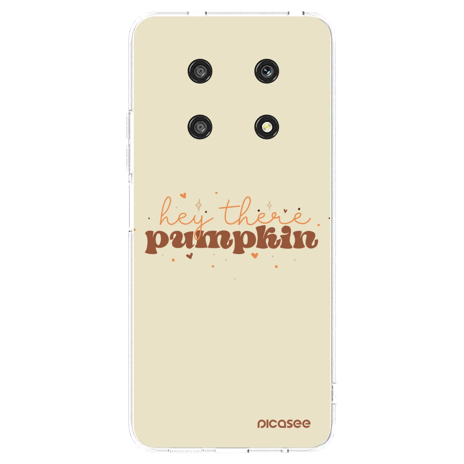 Picasee silikonski prozorni ovitek za Honor Magic4 Lite 5G - Hey there pumpkin