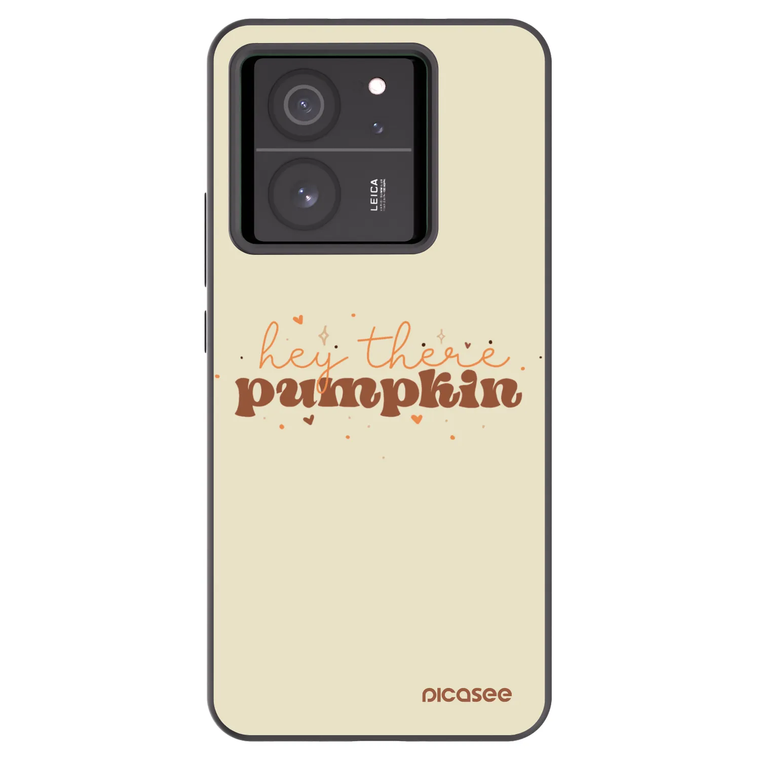 Picasee silikonski črni ovitek za Xiaomi 13T - Hey there pumpkin