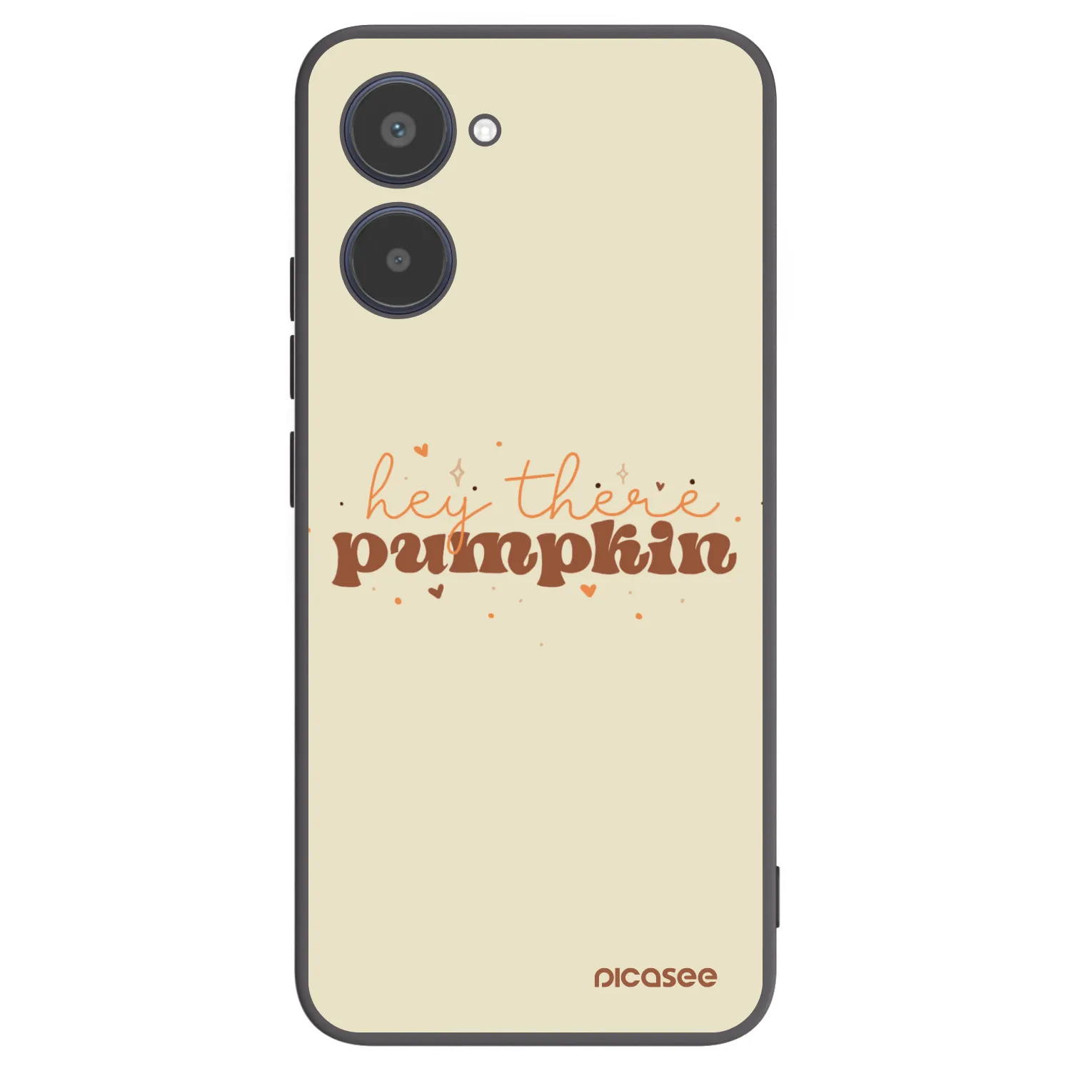 Picasee silikonski črni ovitek za Realme 10 4G - Hey there pumpkin
