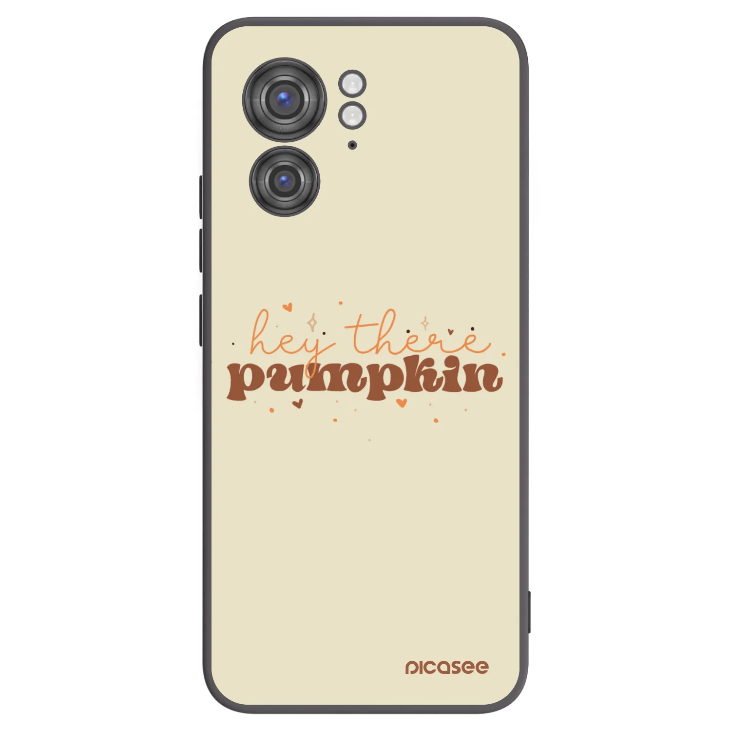 Picasee silikonski črni ovitek za Motorola Edge 40 - Hey there pumpkin