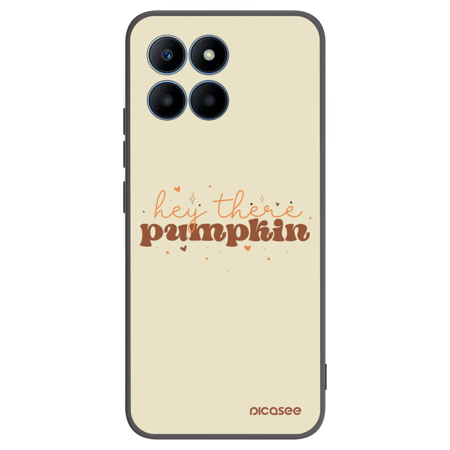 Picasee silikonski črni ovitek za Honor 70 Lite - Hey there pumpkin