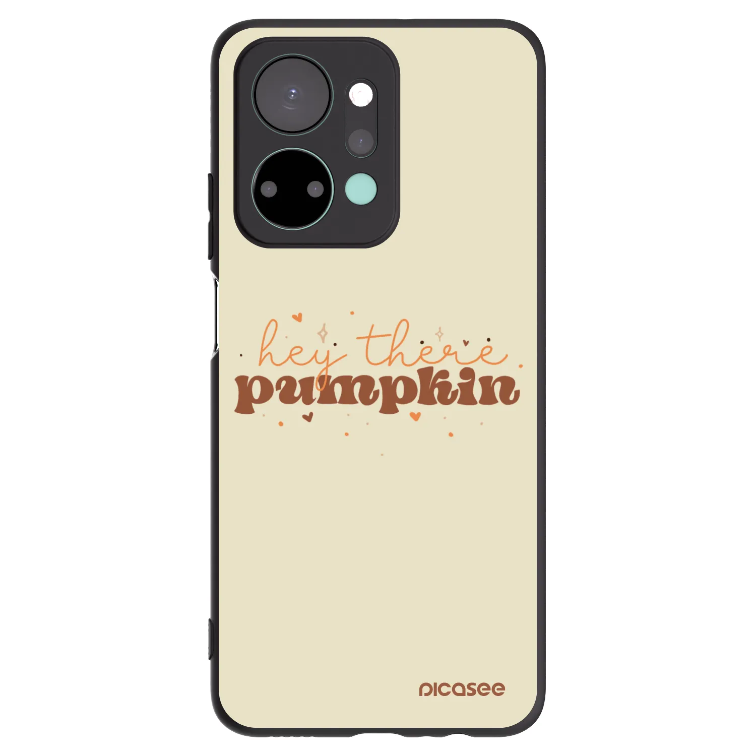 Picasee silikonski črni ovitek za Honor X7a - Hey there pumpkin