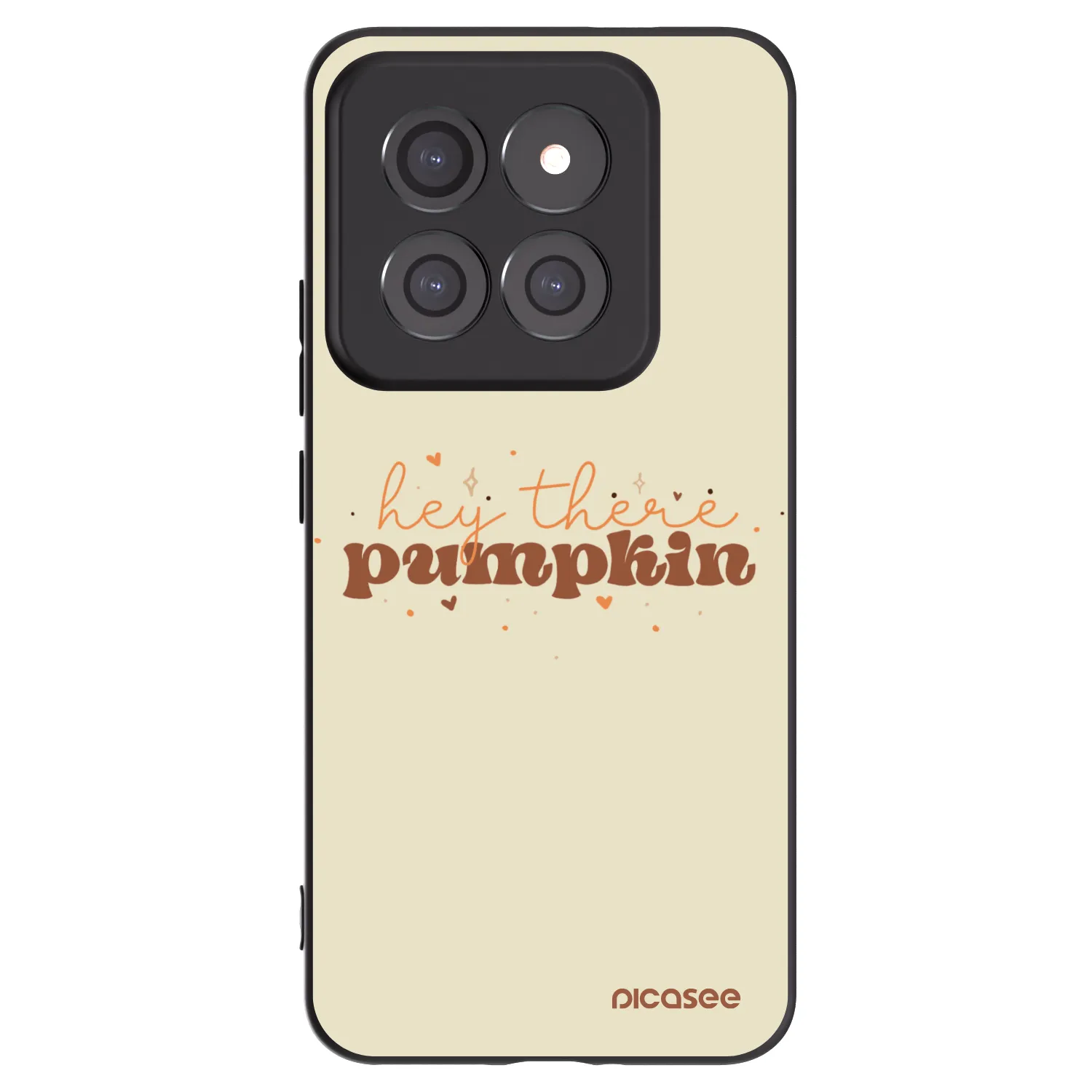Picasee silikonski črni ovitek za Xiaomi 14 Pro - Hey there pumpkin
