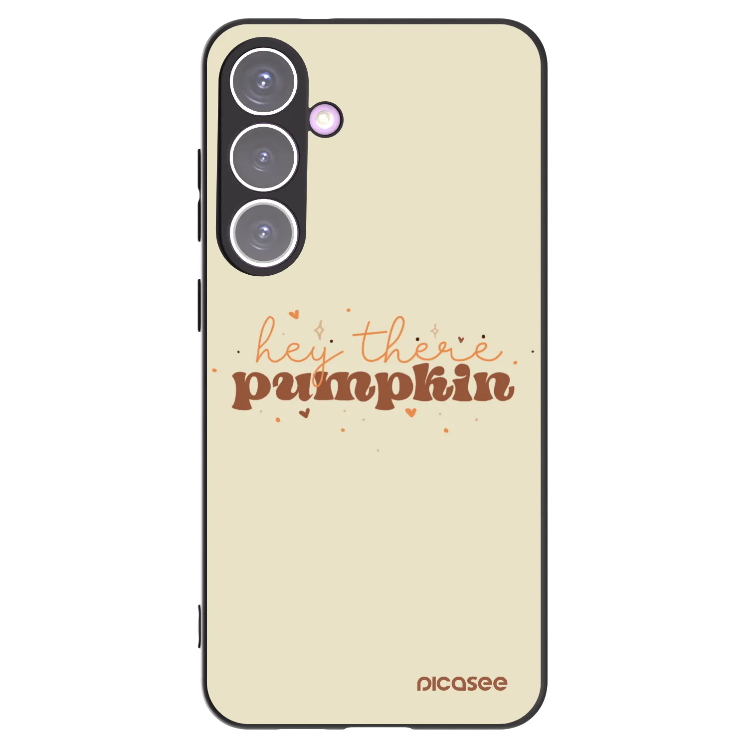 Picasee silikonski črni ovitek za Samsung Galaxy S24+ S926B 5G - Hey there pumpkin
