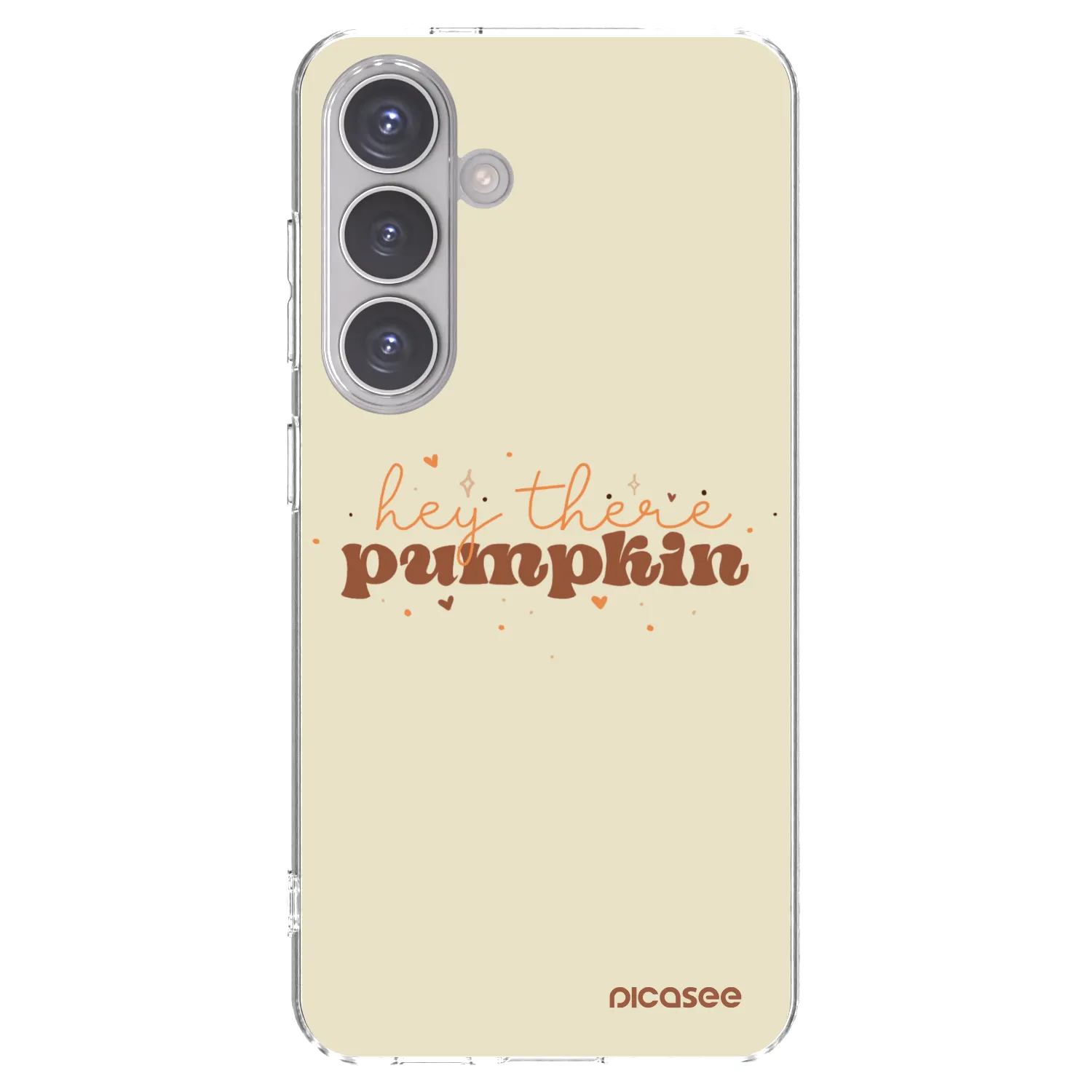 Picasee silikonski prozorni ovitek za Samsung Galaxy S24 S921B 5G - Hey there pumpkin