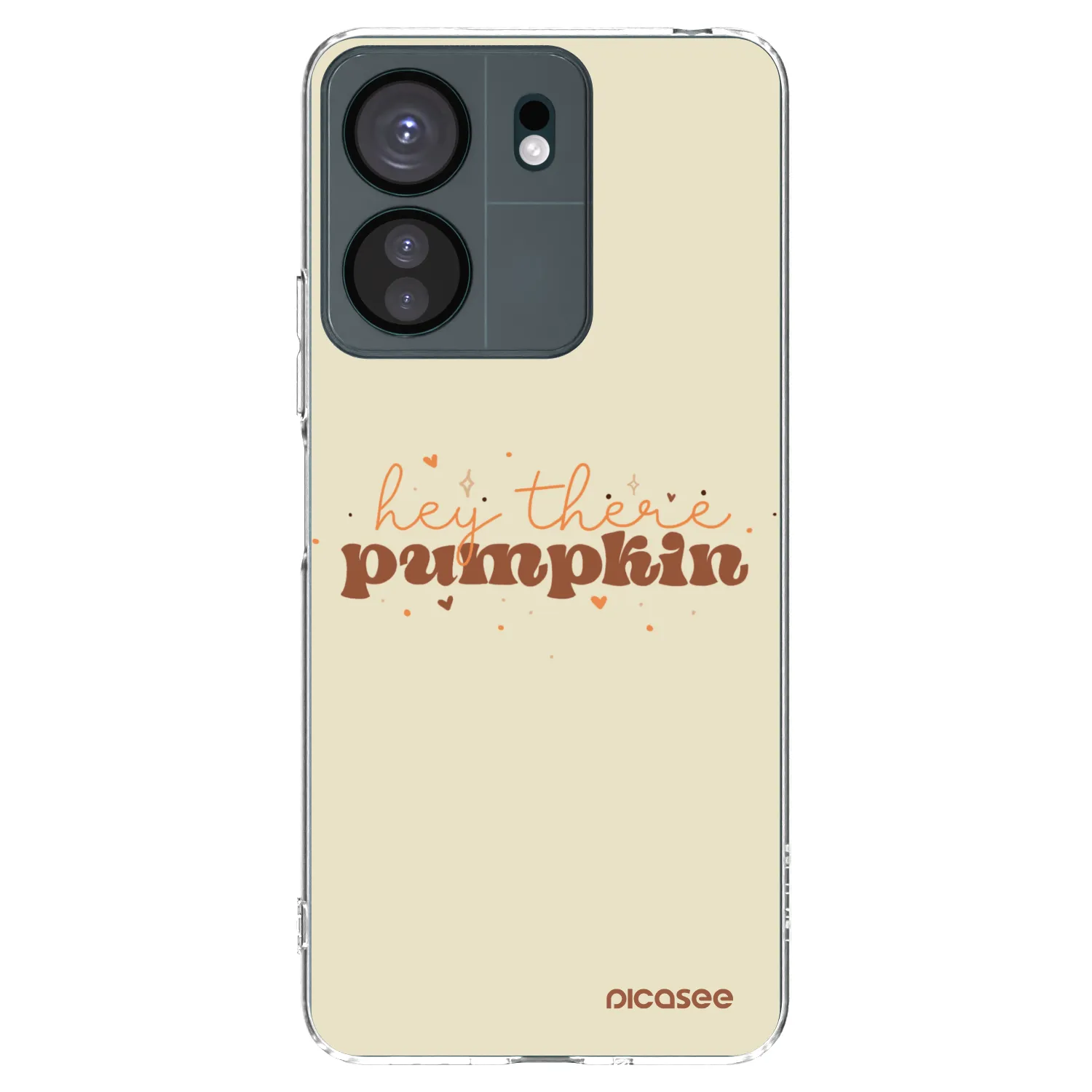 Picasee silikonski prozorni ovitek za Xiaomi Redmi 13C 4G - Hey there pumpkin