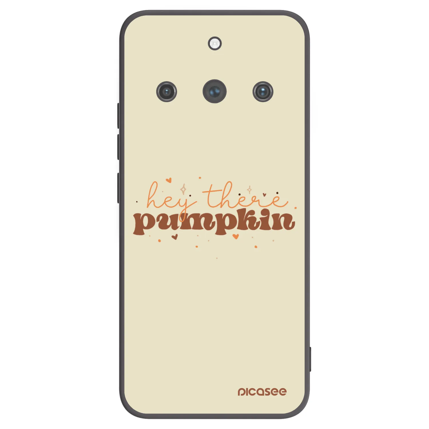 Picasee silikonski črni ovitek za Realme 11 Pro+ - Hey there pumpkin