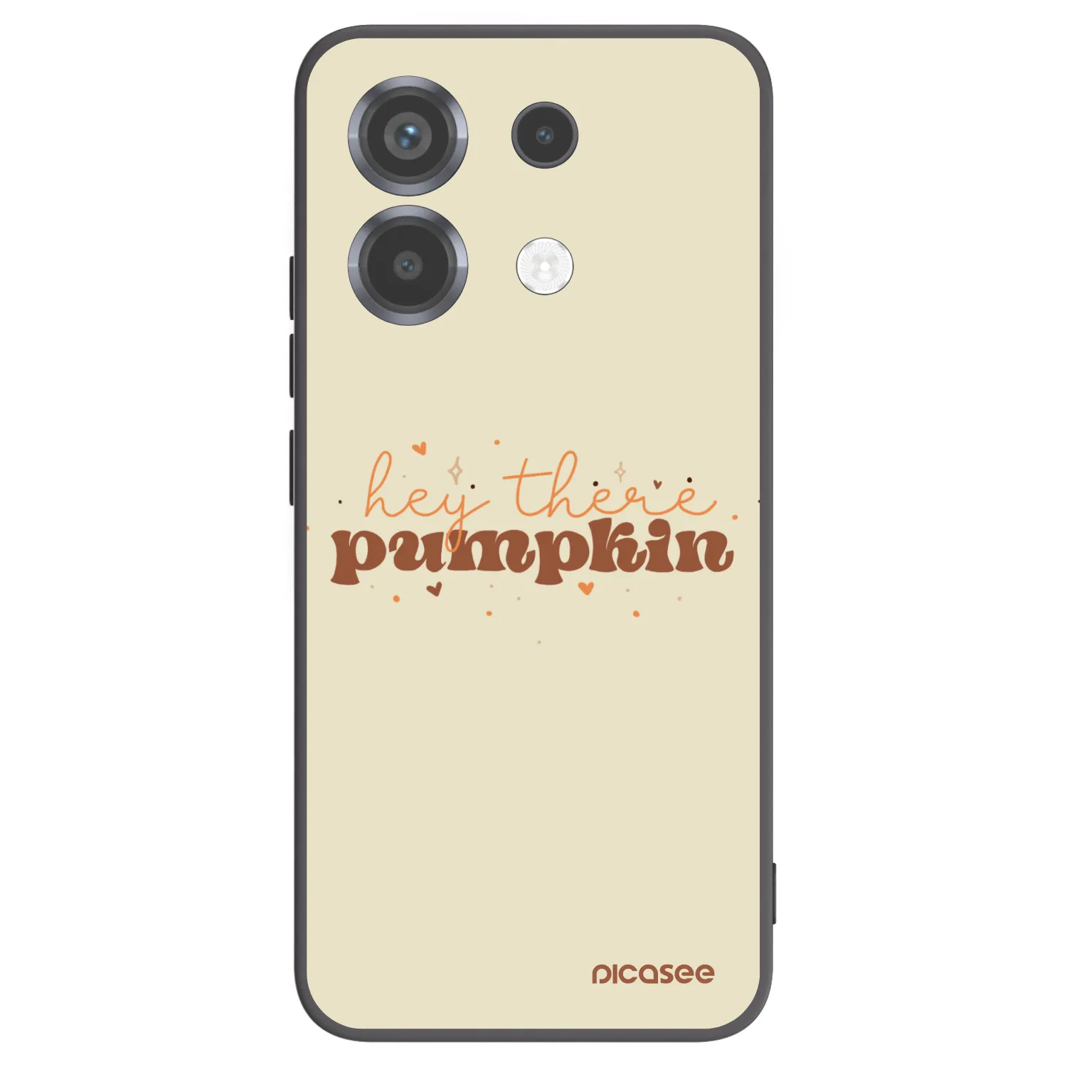 Picasee silikonski črni ovitek za Xiaomi Poco X6 - Hey there pumpkin