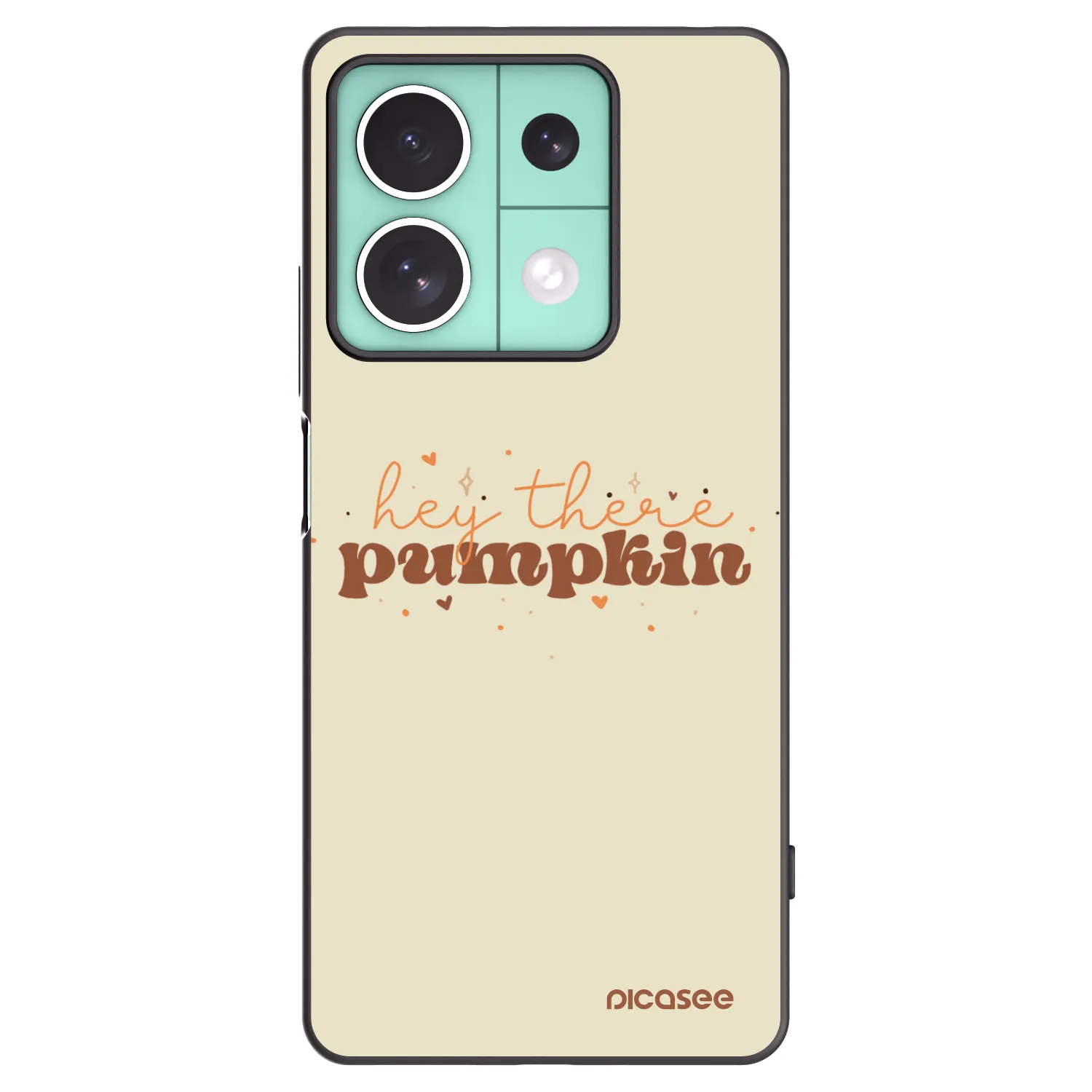 Picasee silikonski črni ovitek za Xiaomi Redmi Note 13 5G - Hey there pumpkin