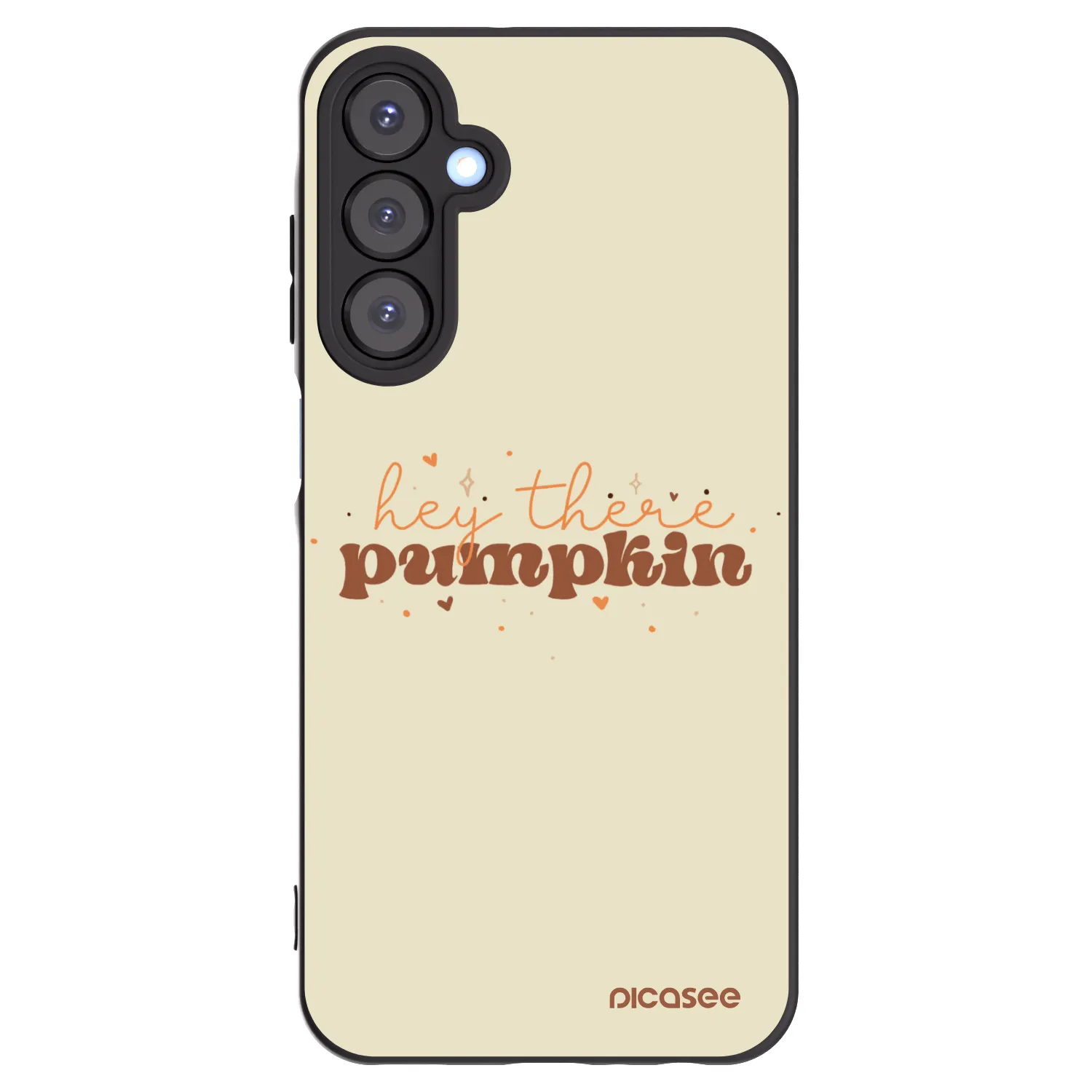 Picasee silikonski črni ovitek za Samsung Galaxy A25 A256B 5G - Hey there pumpkin