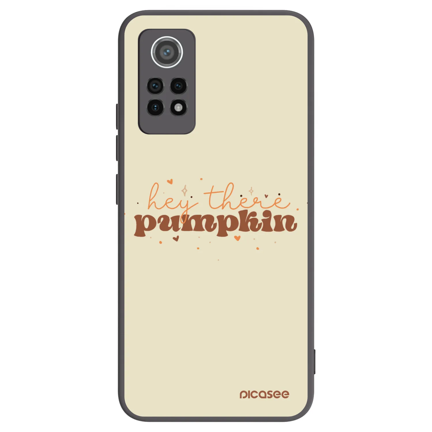 Picasee silikonski črni ovitek za Xiaomi Redmi Note 12 Pro 4G - Hey there pumpkin