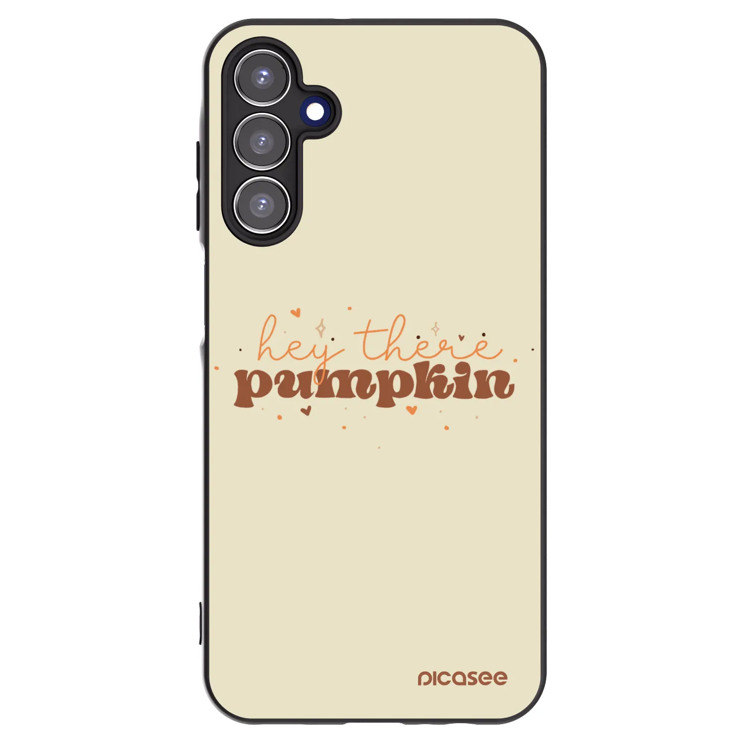 Picasee silikonski črni ovitek za Samsung Galaxy A15 A155F 4G - Hey there pumpkin