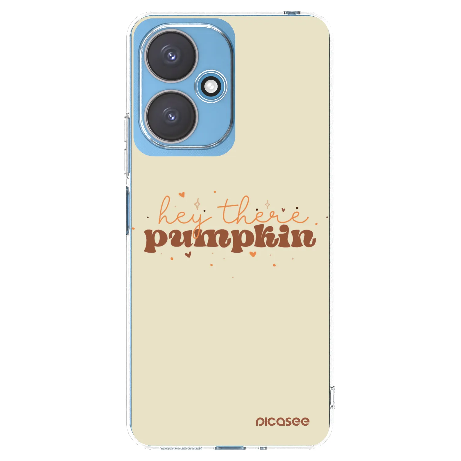 Picasee silikonski prozorni ovitek za Xiaomi Redmi 13C 5G - Hey there pumpkin