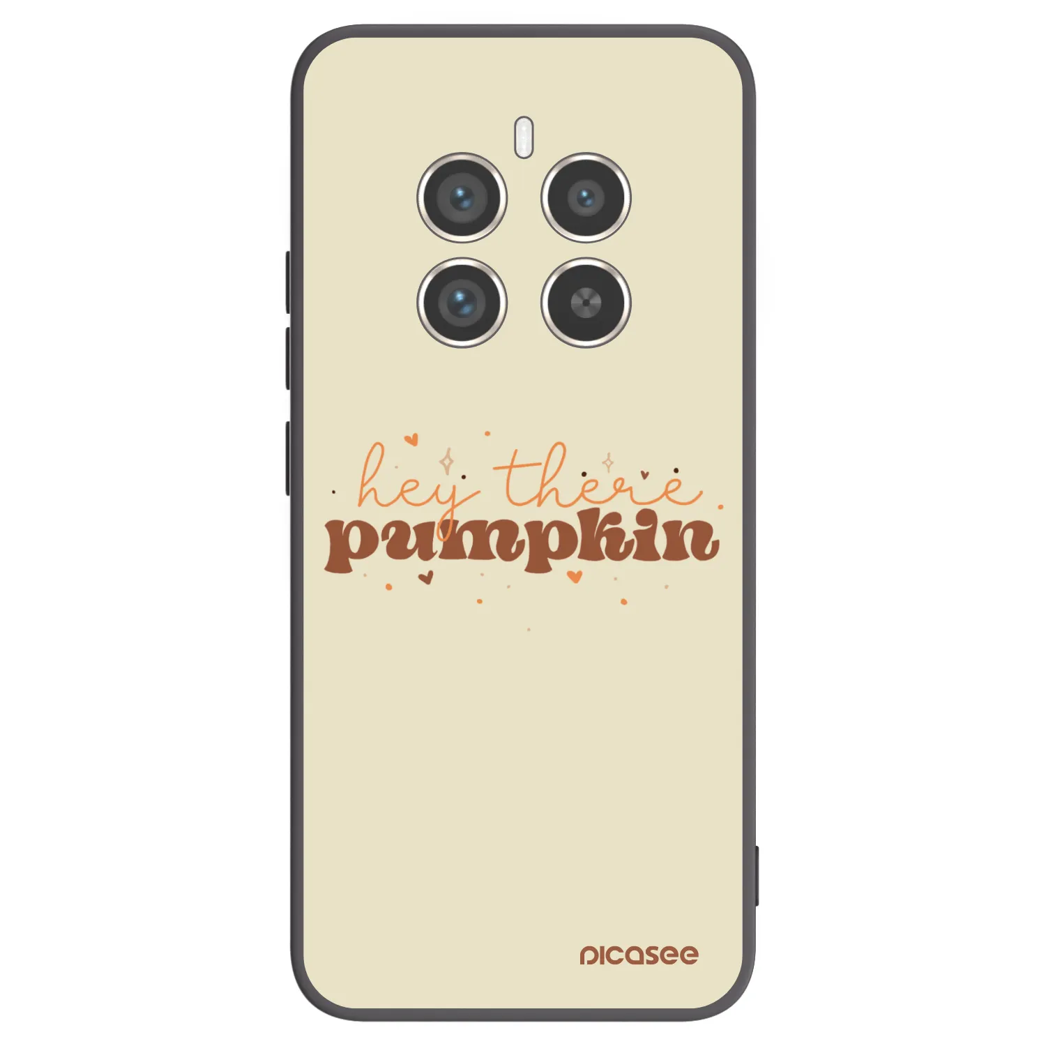 Picasee silikonski črni ovitek za Realme 12 Pro 5G - Hey there pumpkin