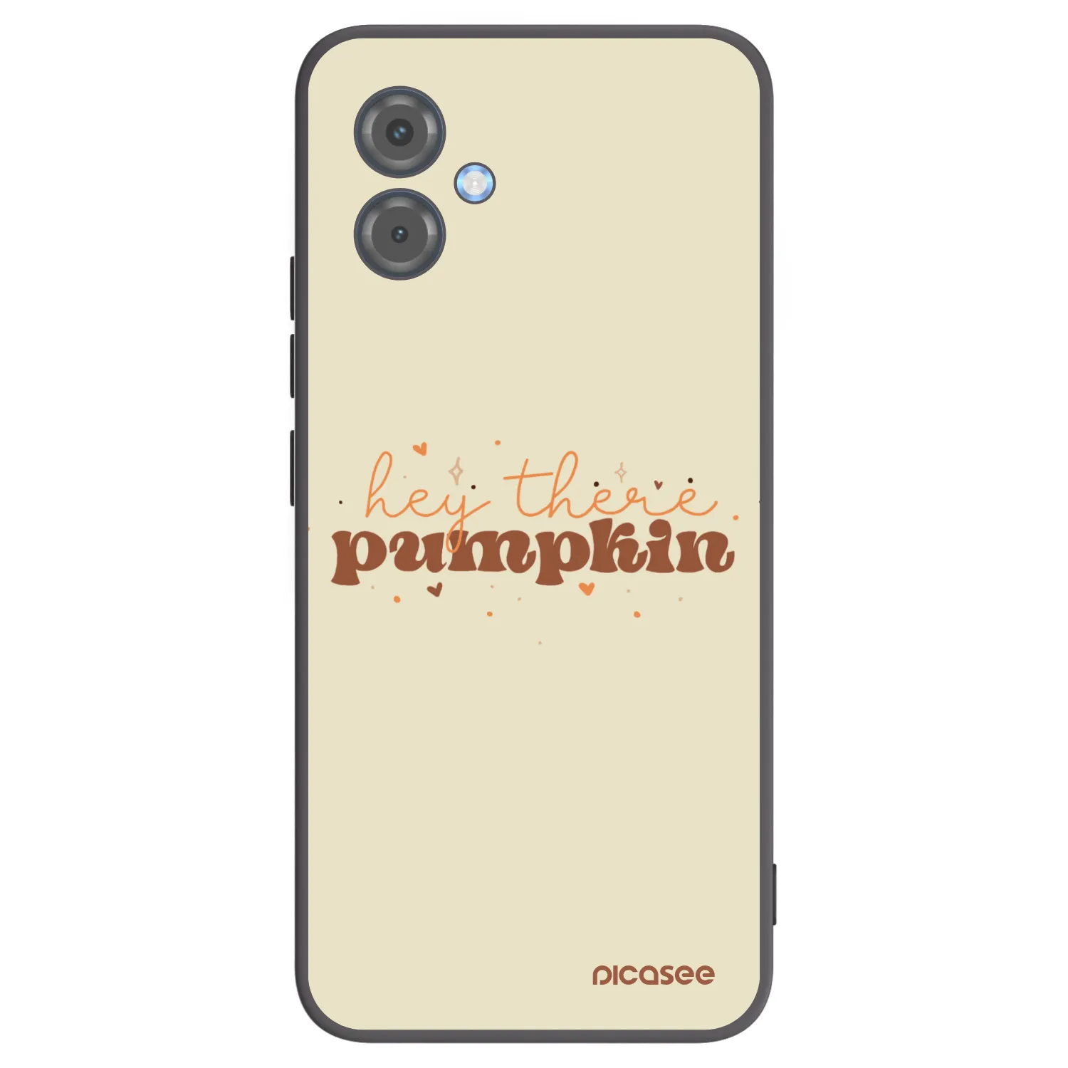 Picasee silikonski črni ovitek za Motorola Moto G14 - Hey there pumpkin