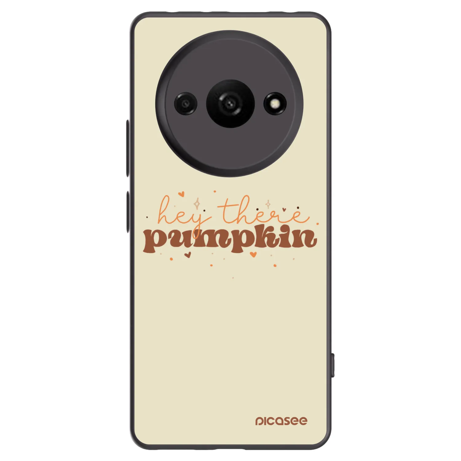 Picasee silikonski črni ovitek za Xiaomi Redmi A3 - Hey there pumpkin
