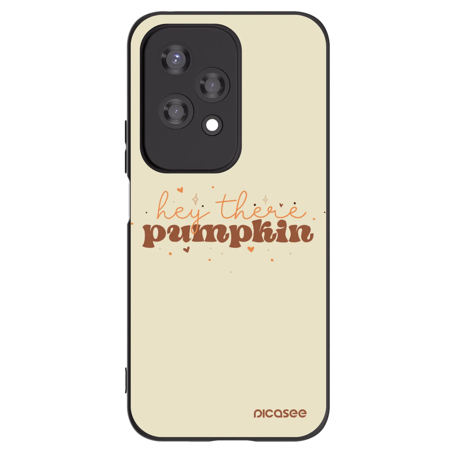Picasee silikonski črni ovitek za Honor 200 Lite - Hey there pumpkin