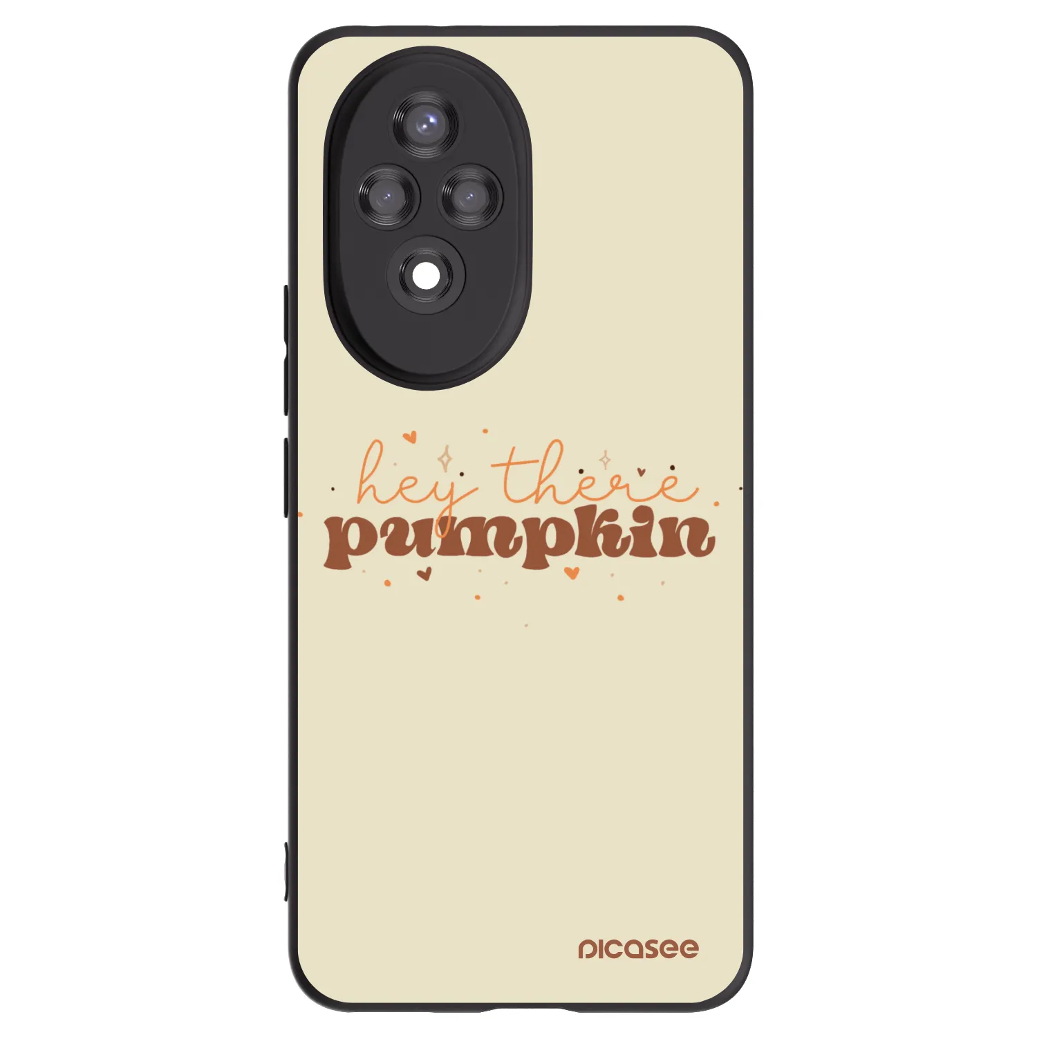 Picasee silikonski črni ovitek za Honor 200 5G - Hey there pumpkin