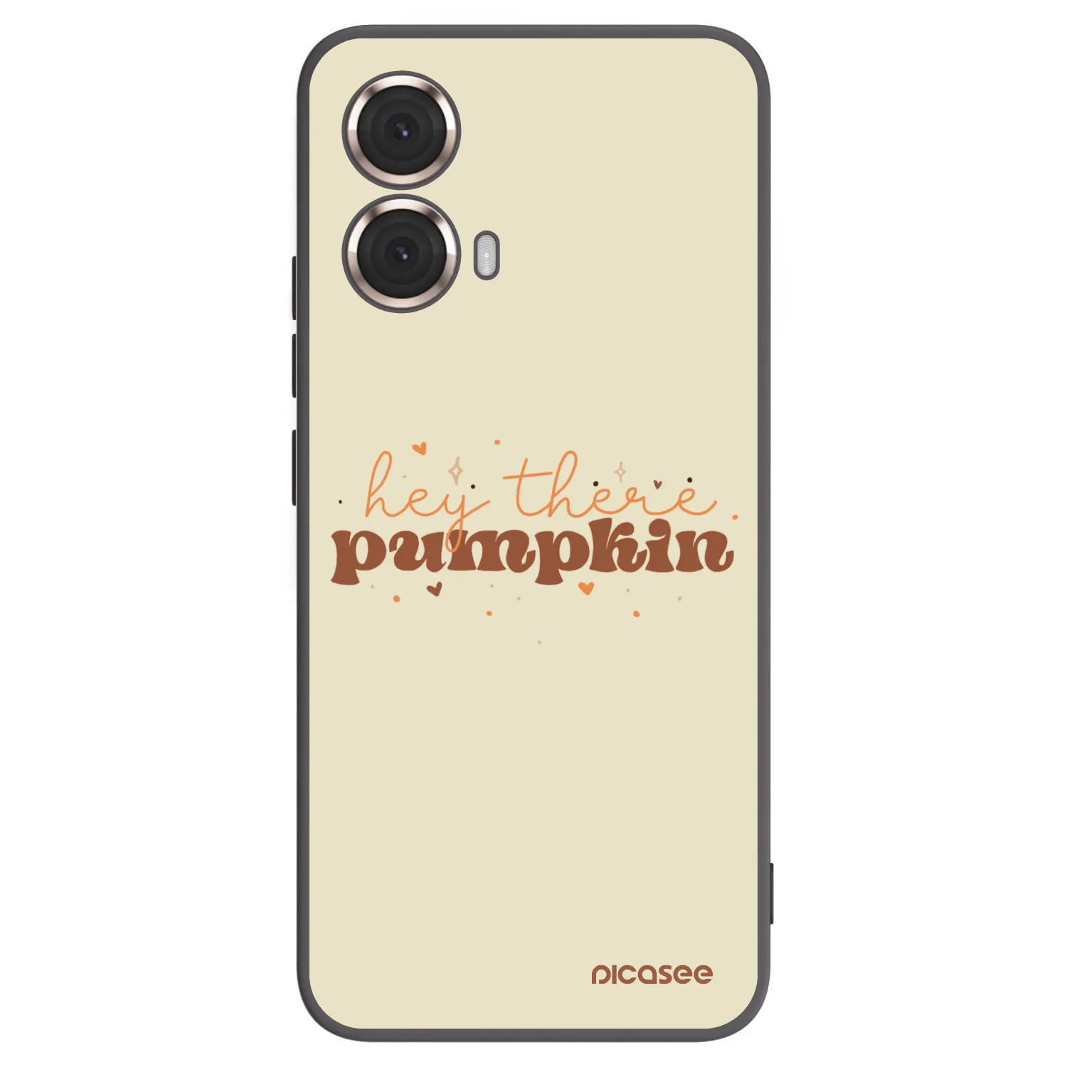 Picasee silikonski črni ovitek za Motorola Moto G85 - Hey there pumpkin