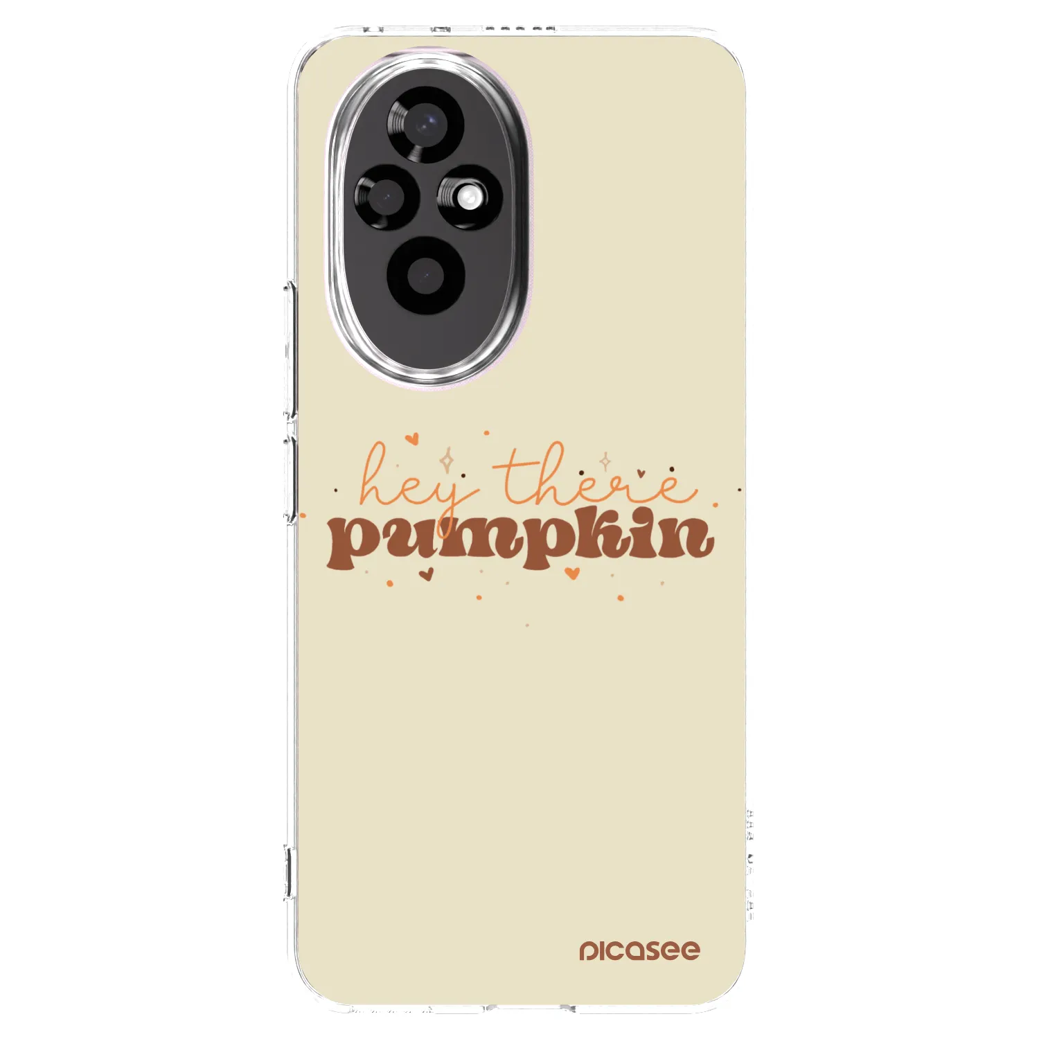 Picasee silikonski prozorni ovitek za Honor 200 Pro 5G - Hey there pumpkin