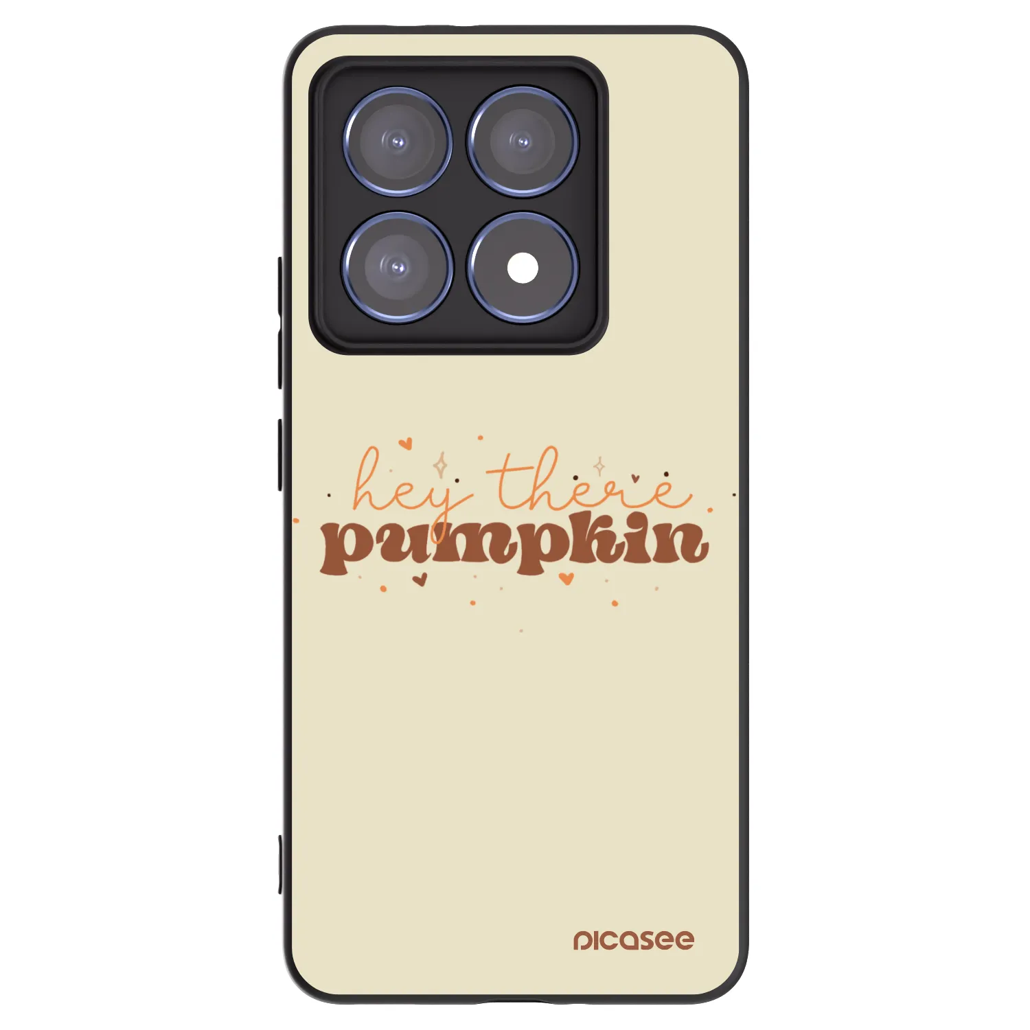 Picasee silikonski črni ovitek za Xiaomi 14T Pro - Hey there pumpkin