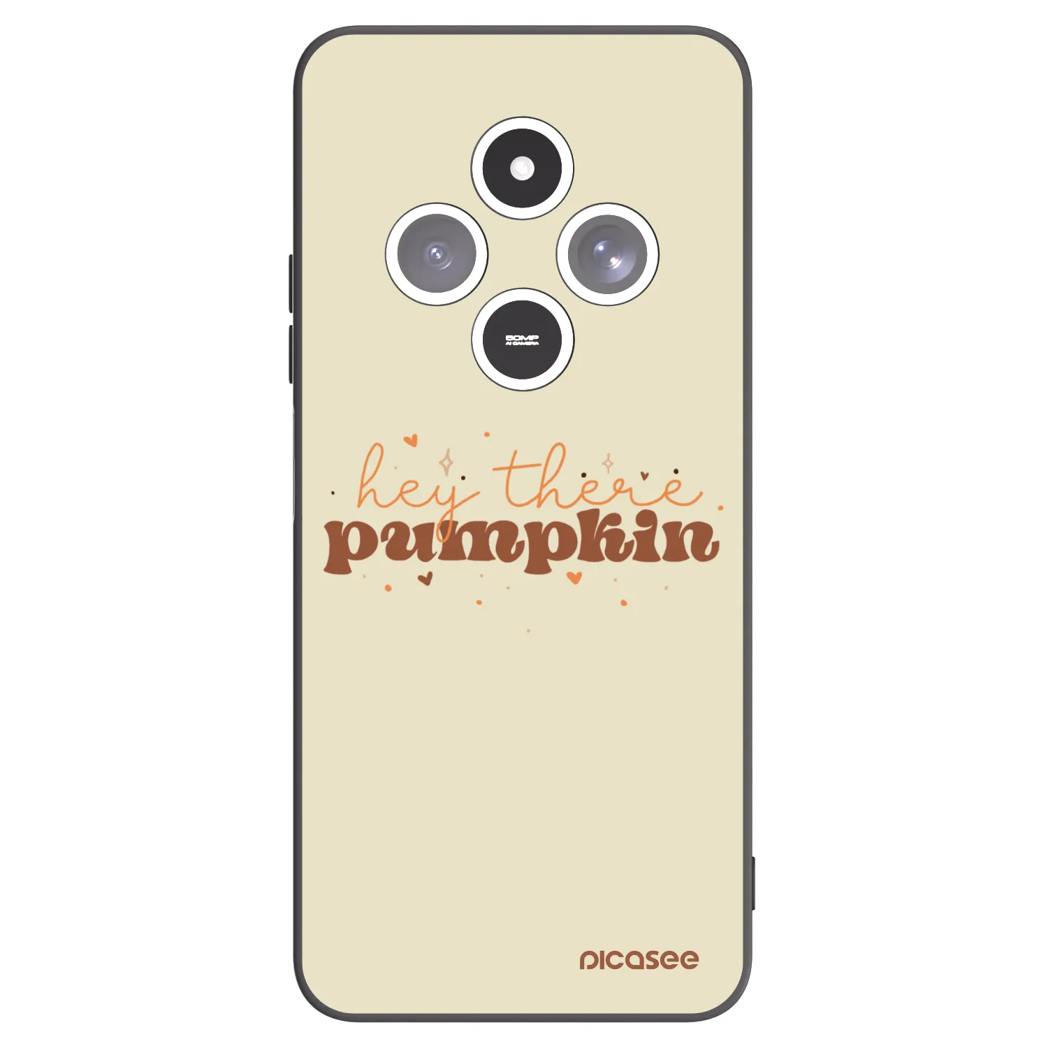 Picasee silikonski črni ovitek za Xiaomi Redmi 14C - Hey there pumpkin