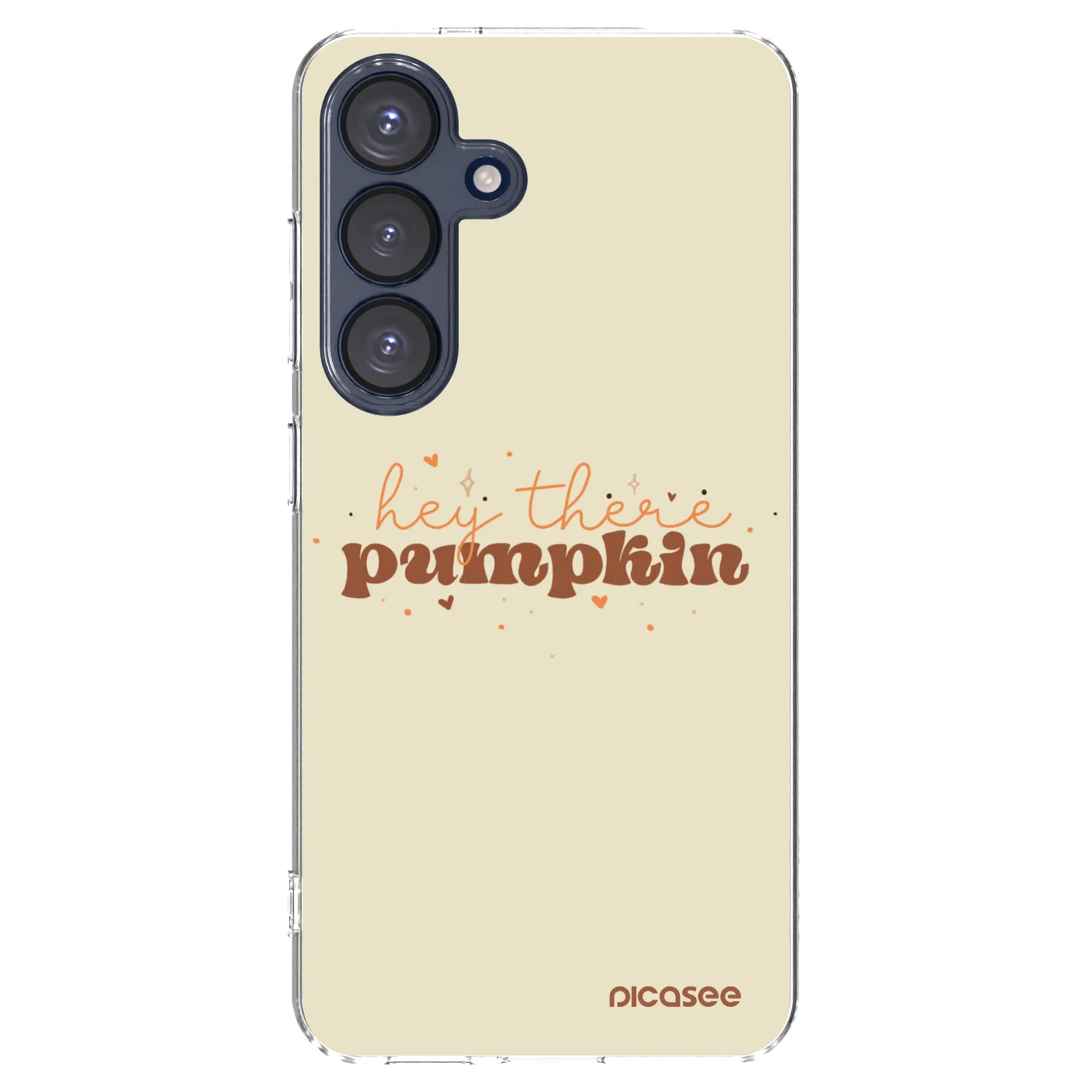 Picasee silikonski prozorni ovitek za Samsung Galaxy S25 5G - Hey there pumpkin