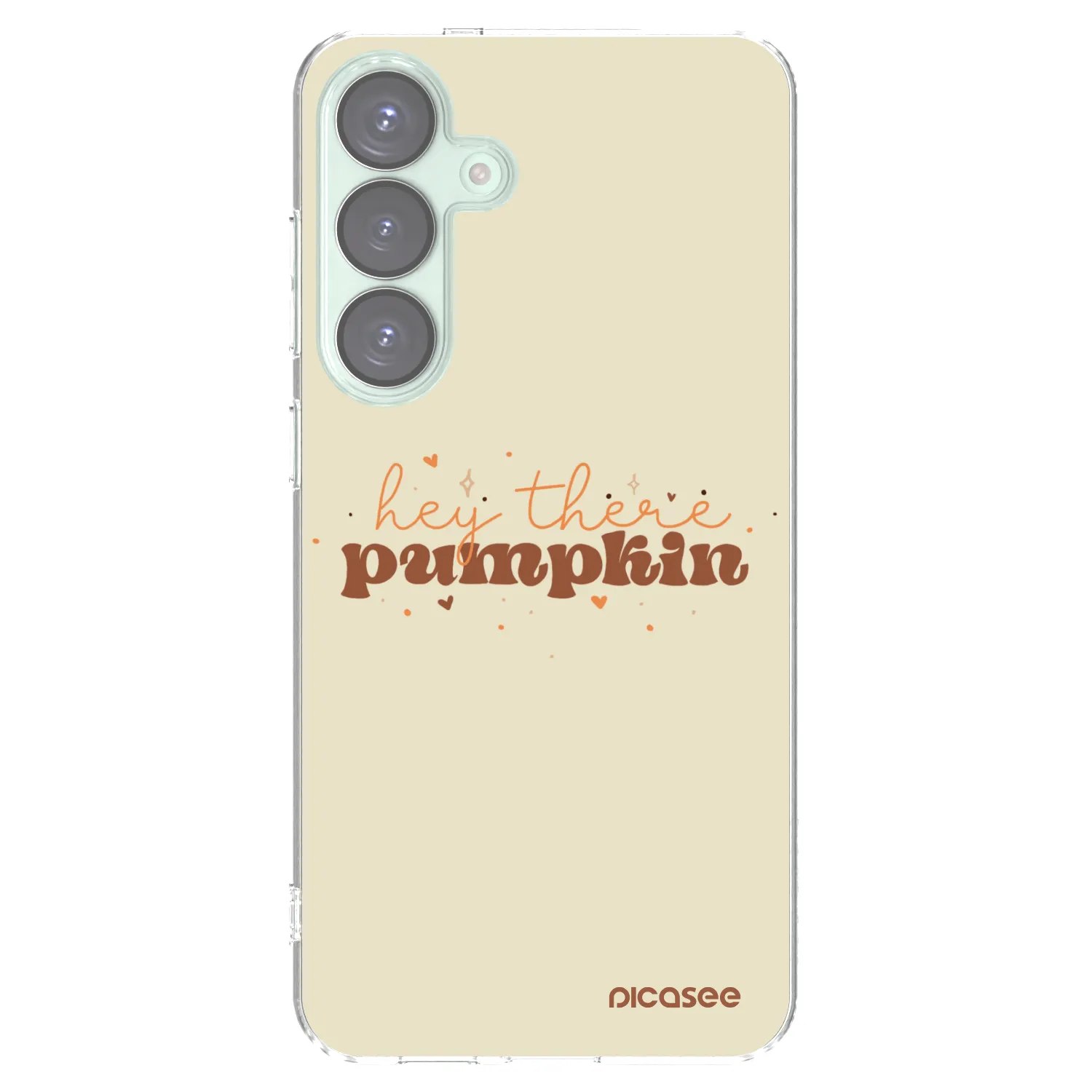 Picasee silikonski prozorni ovitek za Samsung Galaxy S25+ 5G - Hey there pumpkin