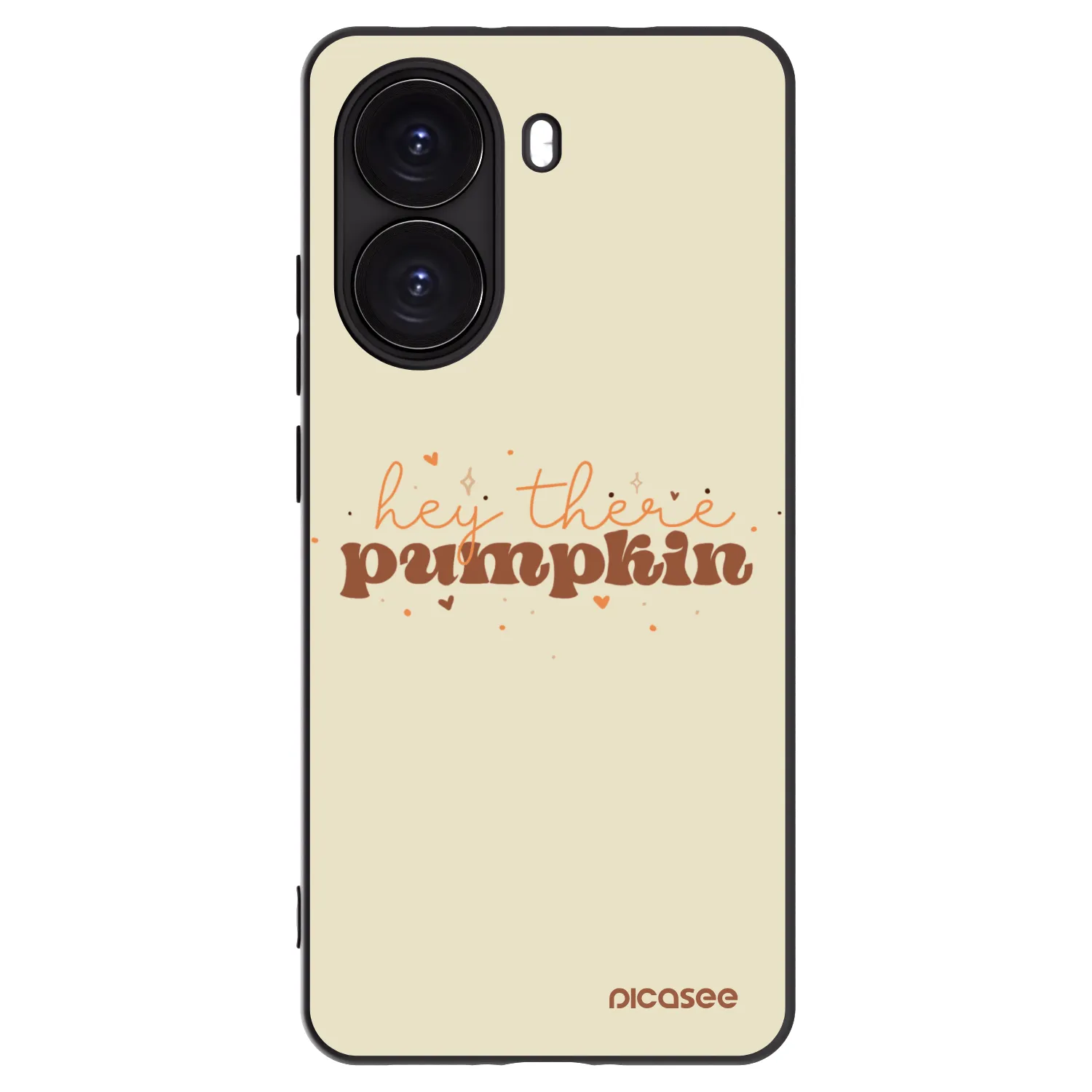 Picasee silikonski črni ovitek za Xiaomi Poco X7 Pro 5G - Hey there pumpkin