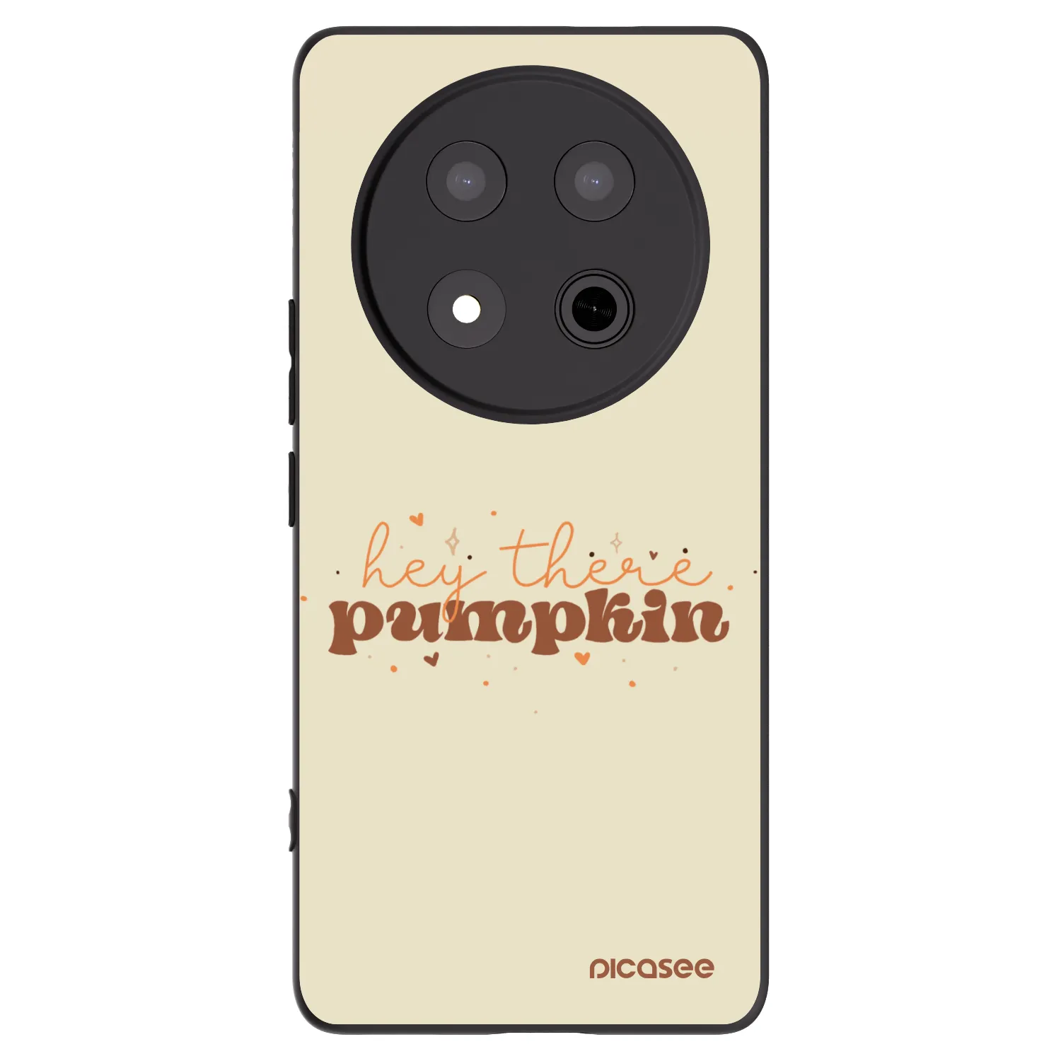 Picasee silikonski črni ovitek za Honor Magic7 Lite 5G - Hey there pumpkin
