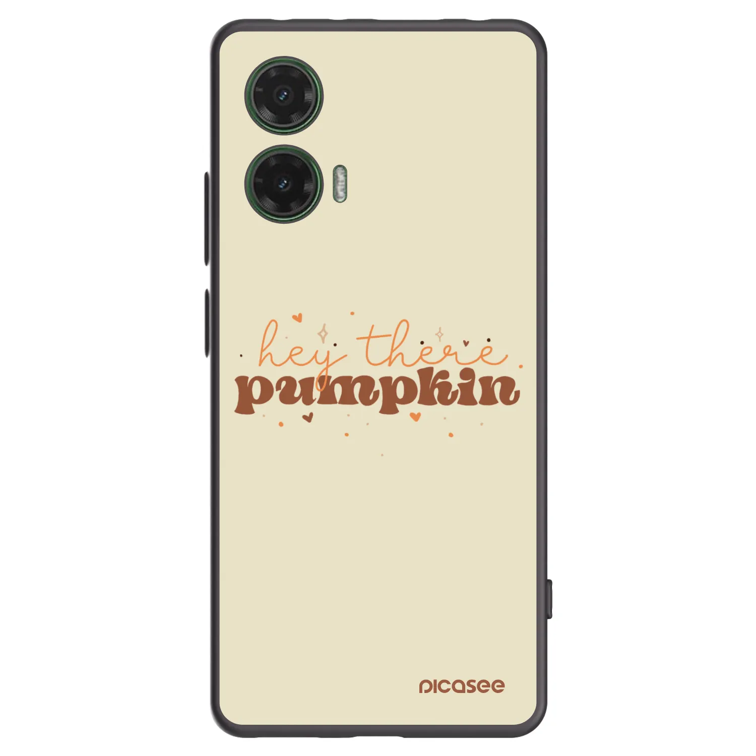 Picasee silikonski črni ovitek za Motorola Moto G35 5G - Hey there pumpkin